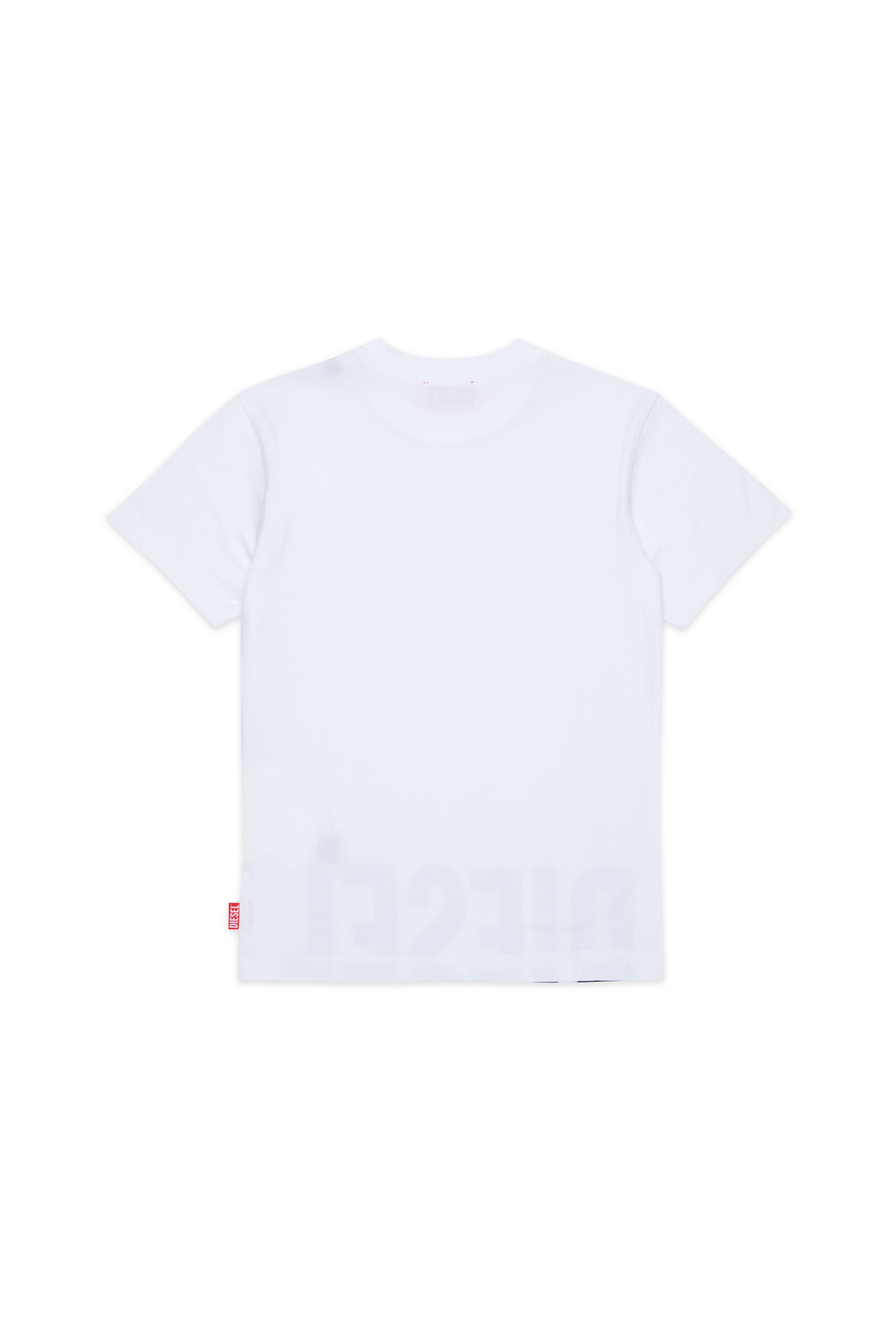 Diesel - TPRES, Herren T-Shirt mit abgeschnittenem Logo in Wei&szlig; - 2