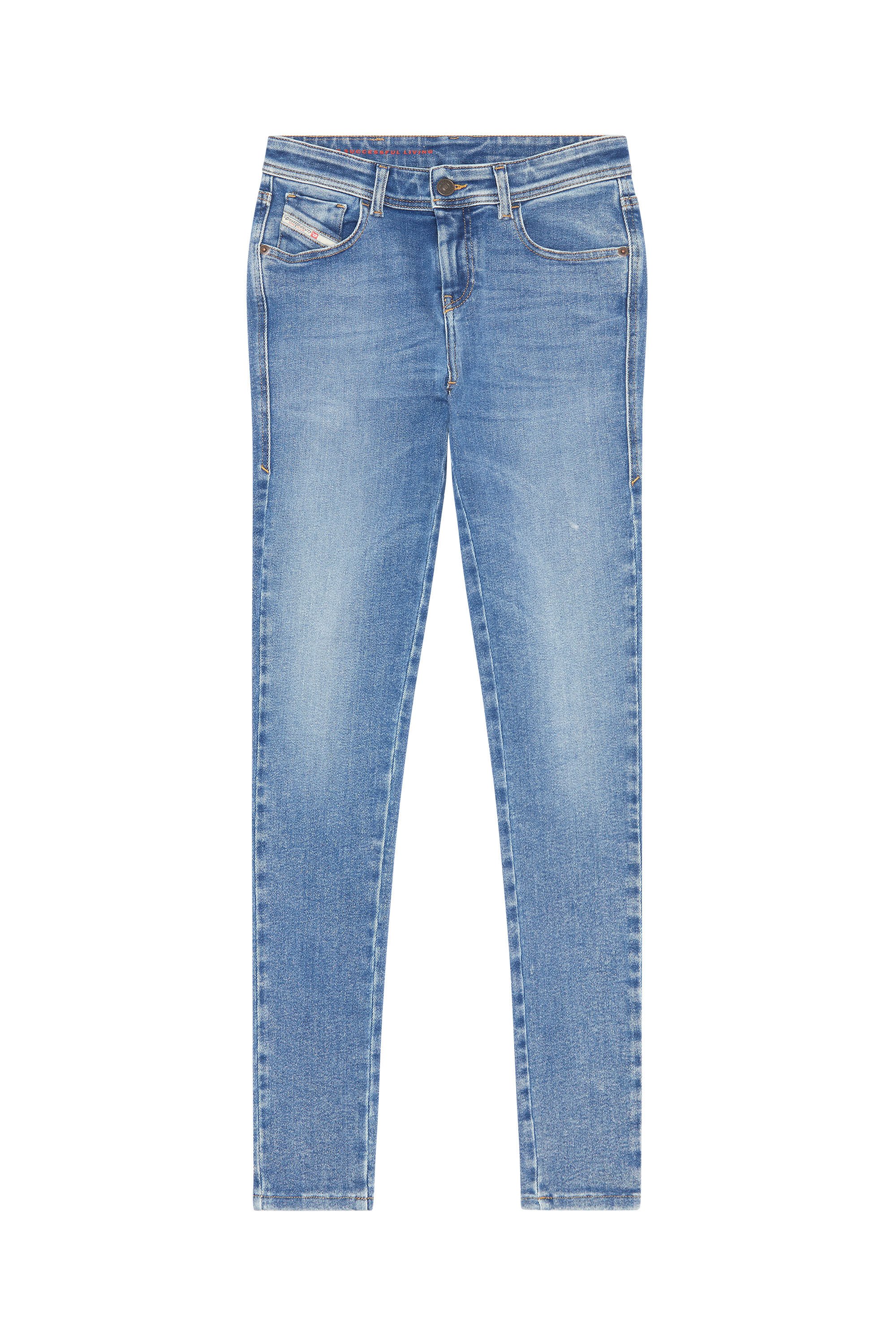 Diesel - Super skinny Jeans 2017 Slandy 09D62, Mittelblau - Image 2