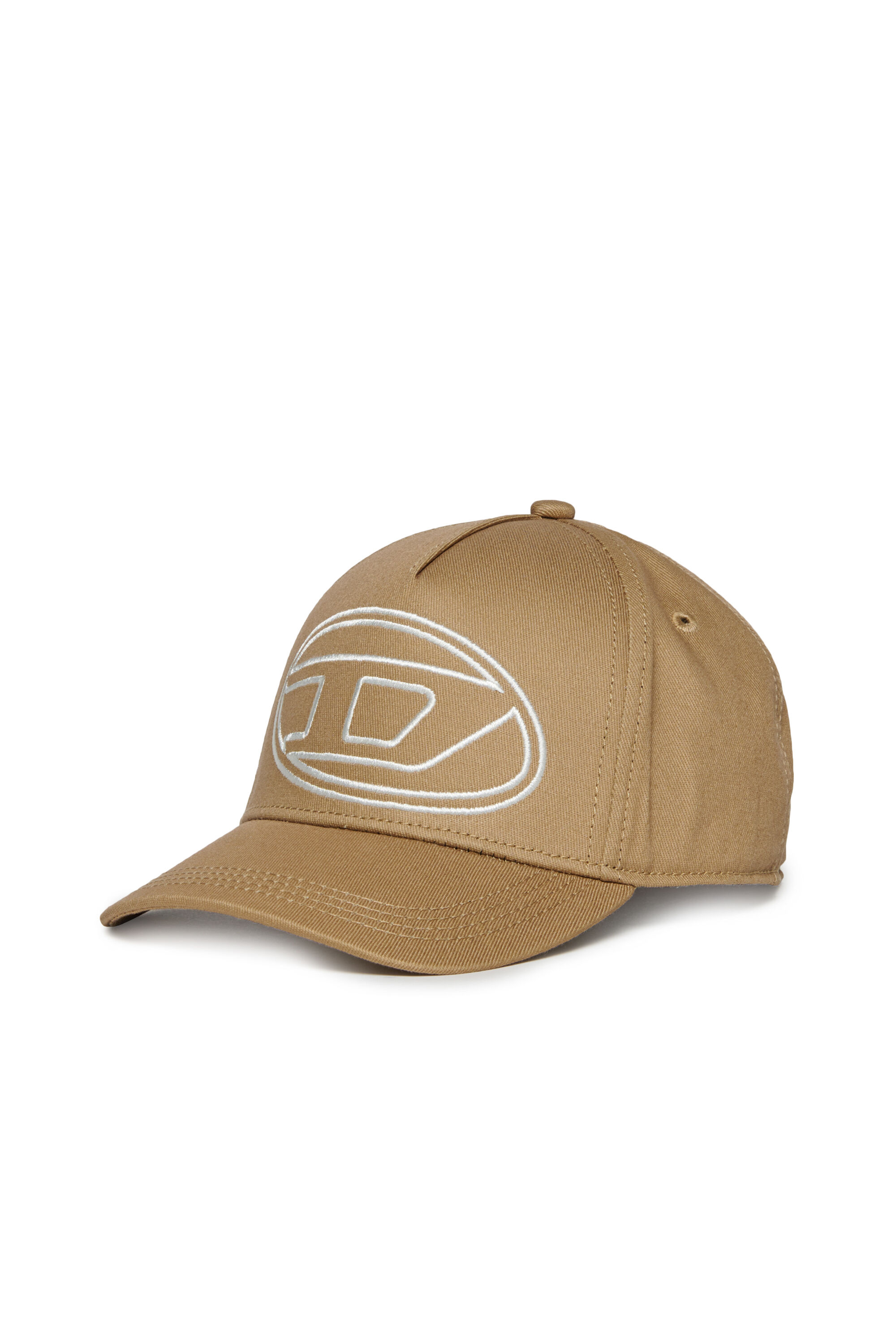 Diesel - FRENDIL, Herren Basecap mit besticktem Oval D in Hellbraun - 1