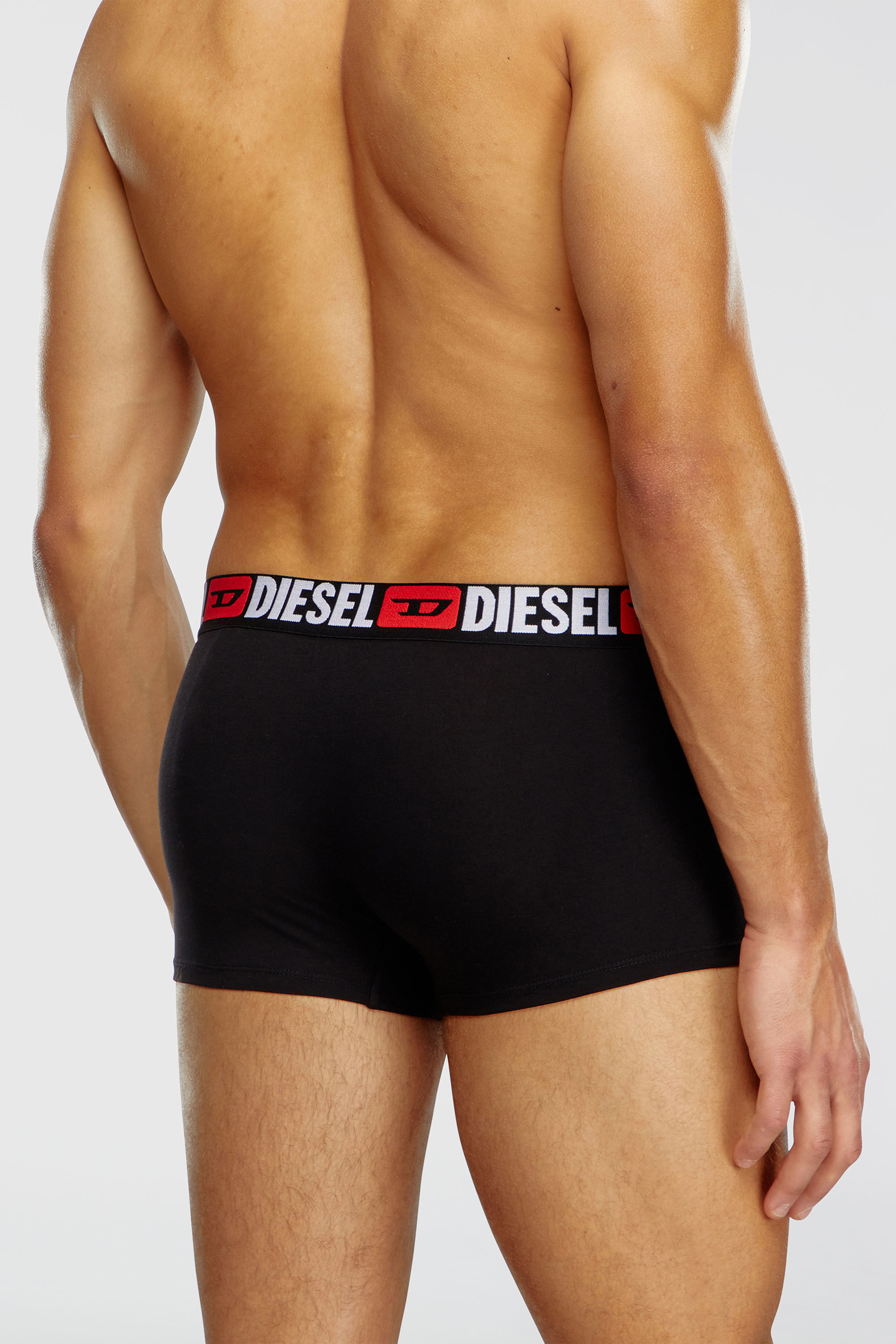 Diesel - UMBX-DAMIENTHREEPACK, Herren Retropants im Dreierpack mit umlaufendem Logo am Bund in Schwarz - 4