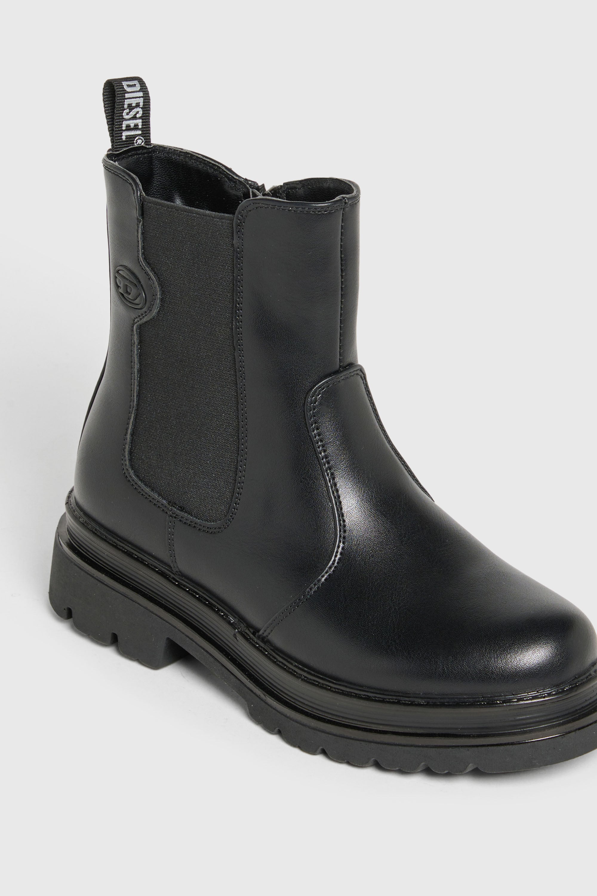 Diesel - D-VYNCOUN, Unisex D-Vyncoun - Chelsea Boots mit Oval D Logo in Schwarz - 4