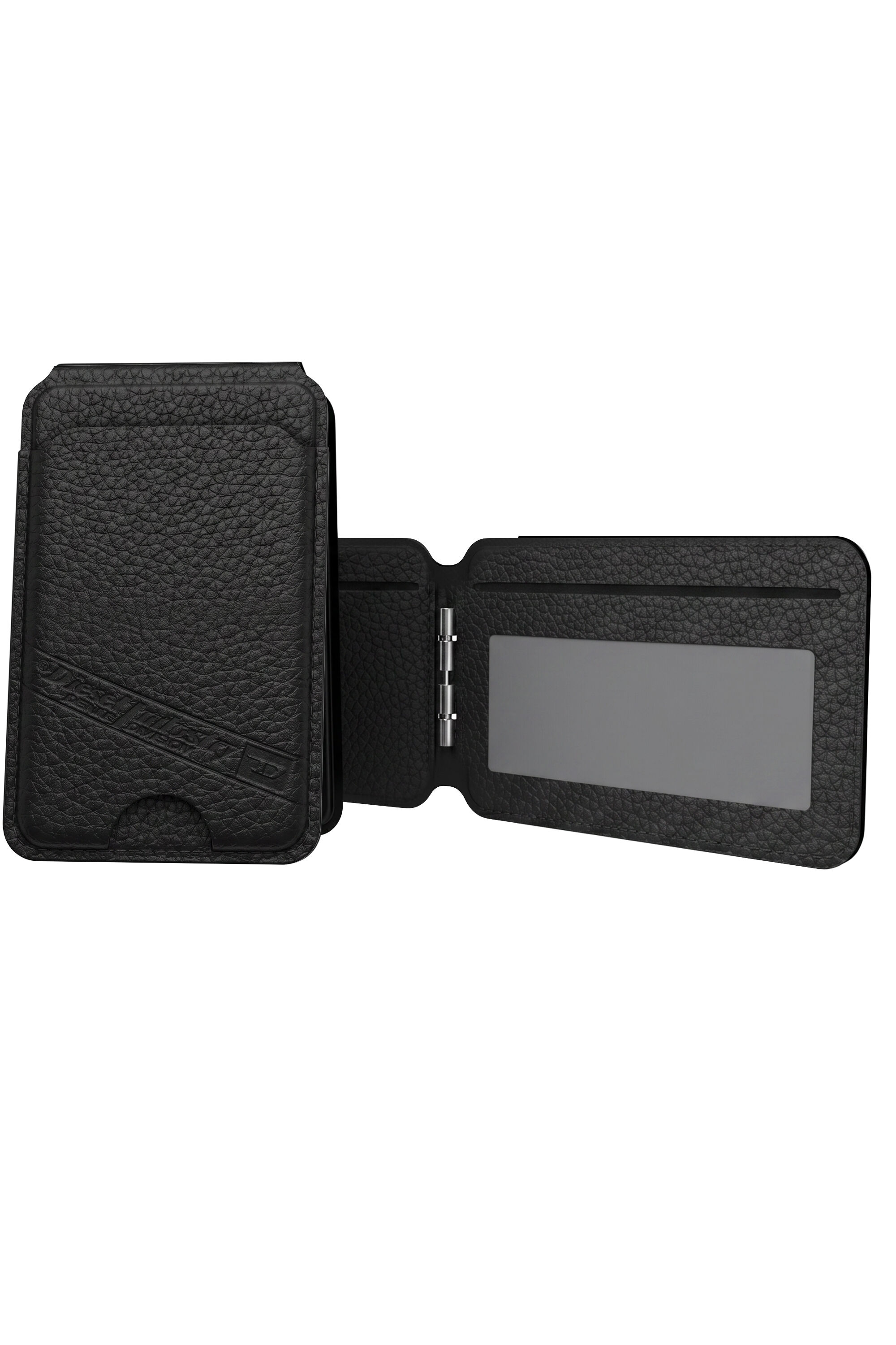 Diesel - 60649 CARD HOLDER, Unisex Flag D MagSafe-Kartenhalter in Schwarz - 5