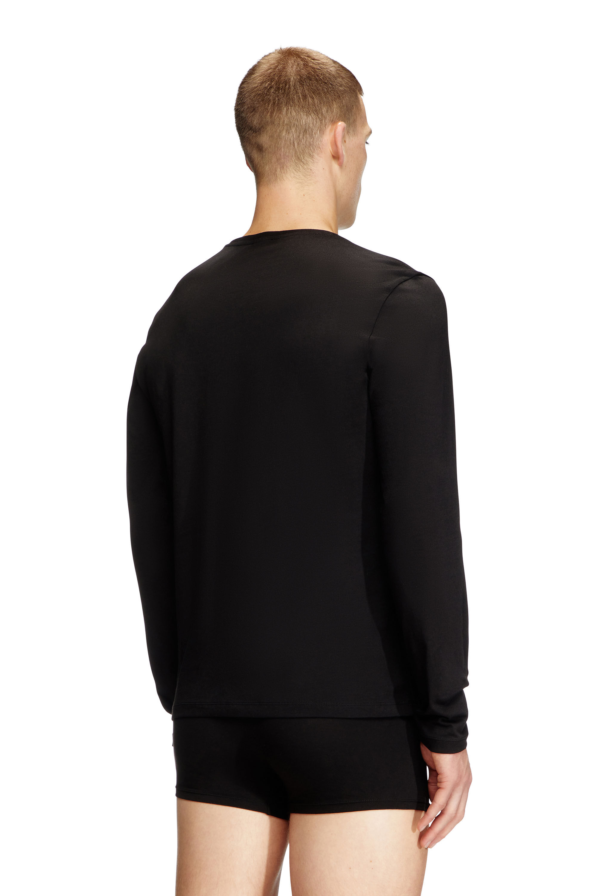 Diesel - KIRK-D-BOX, Herren Langarm-T-Shirt aus Baumwolle in Schwarz - 4