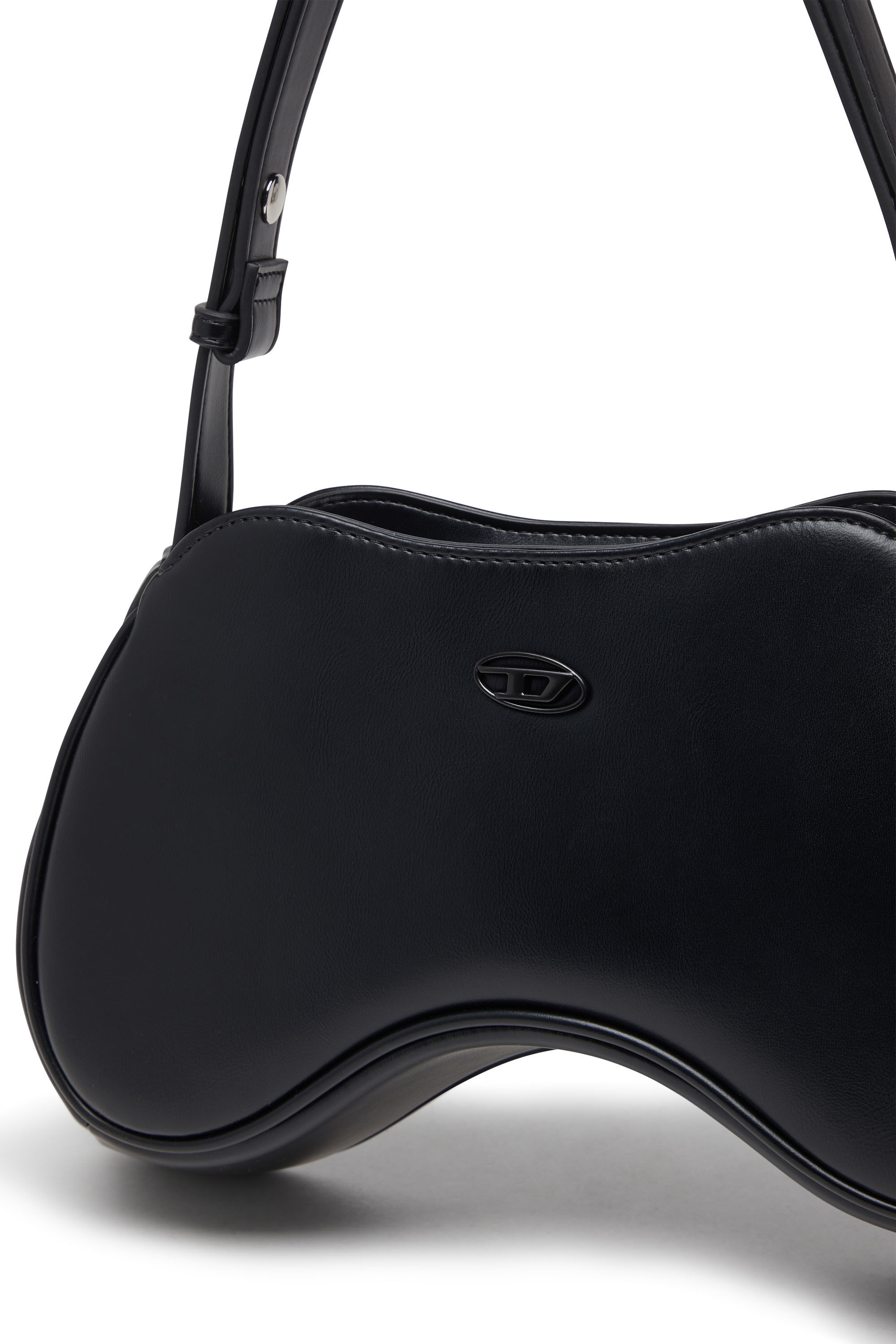 Diesel - PLAY SHOULDER, Damen Play-Zweifarbige PU-Schultertasche in Schwarz - 2