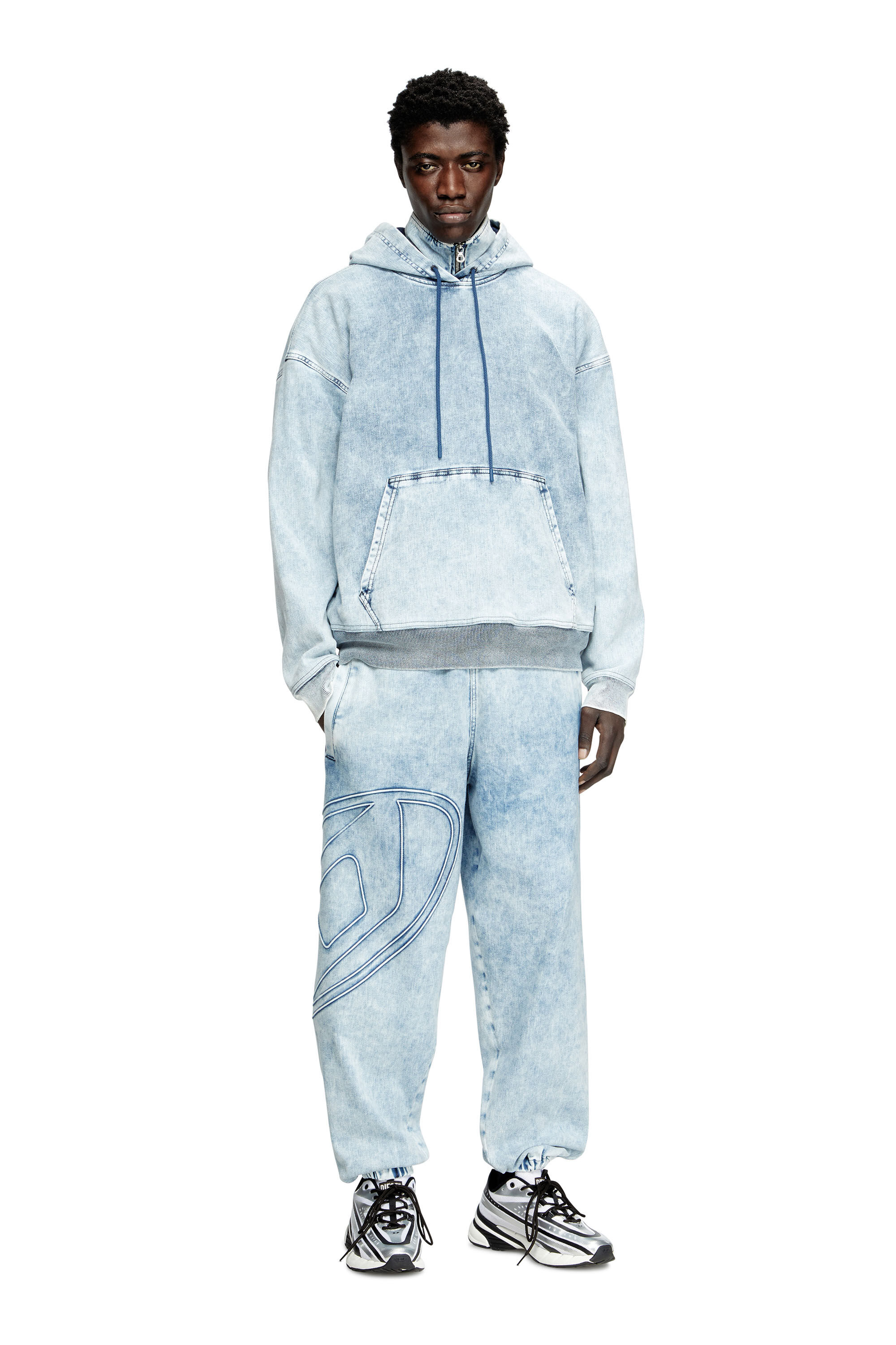 Diesel - Unisex Slim D-Pint Track Denim 0ABCN, Hellblau - 1