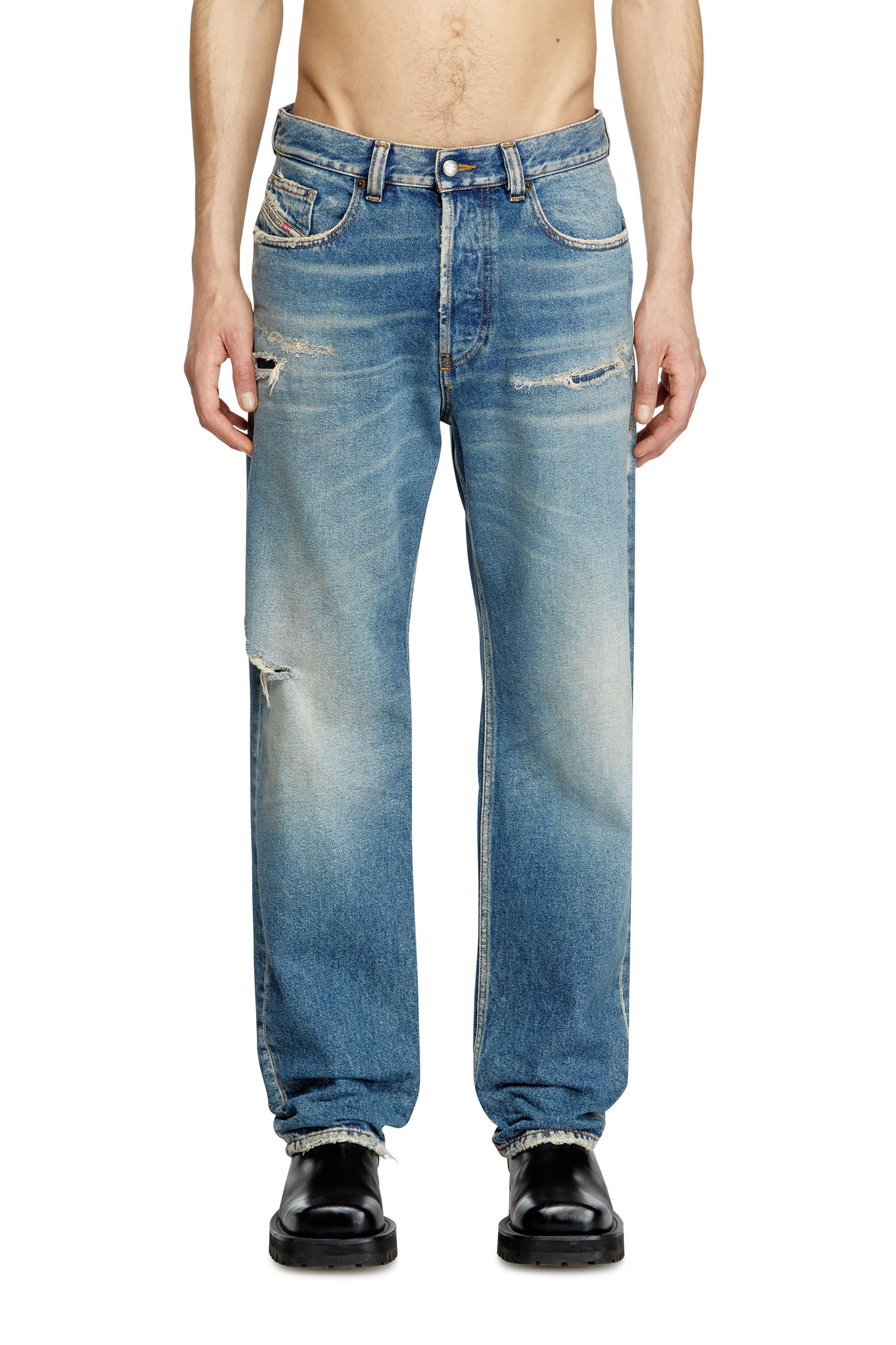 Diesel - Herren Regular Jeans 2010 D-Macs 09L43, Mittelblau - 3
