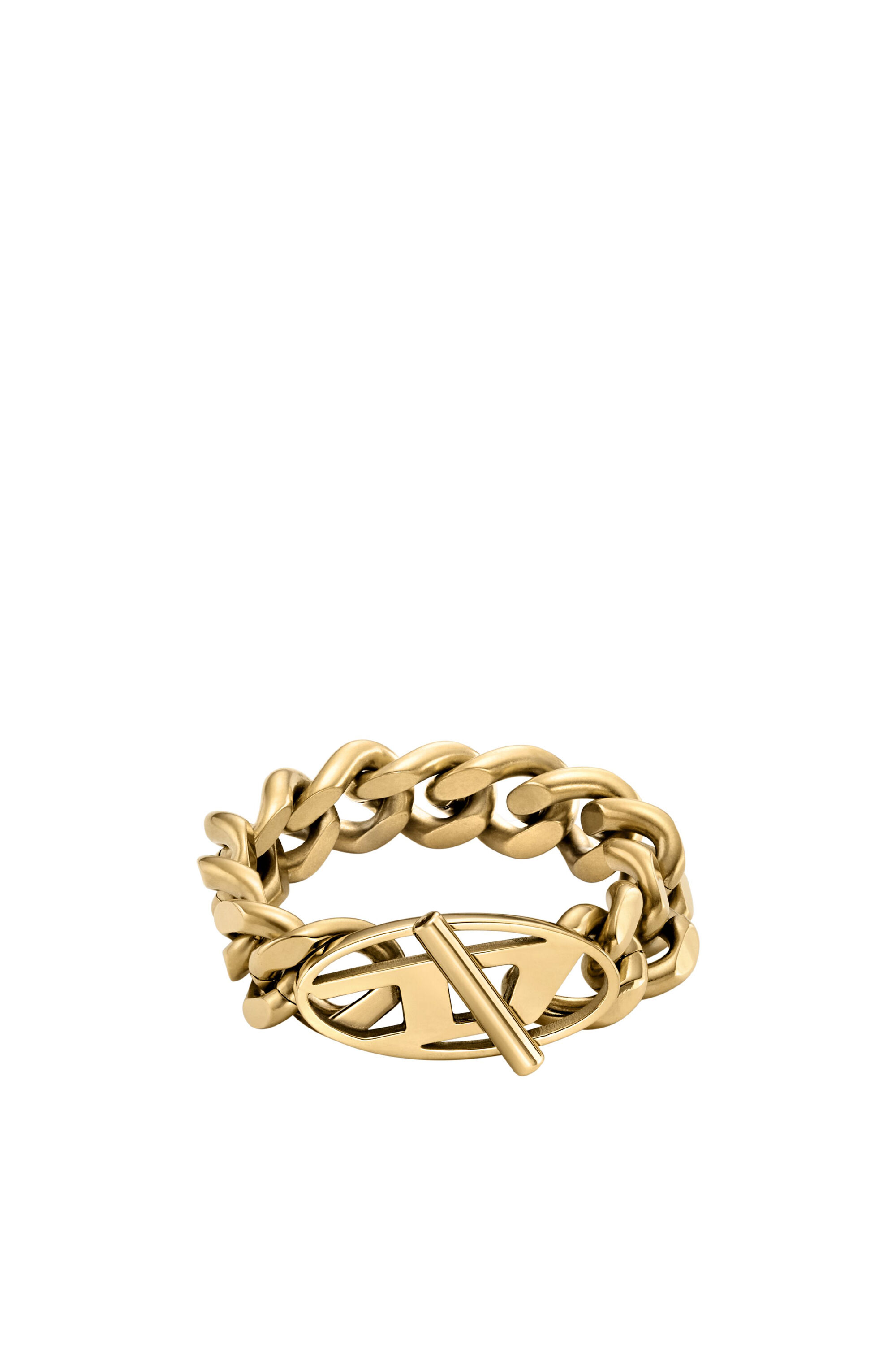 Women's Gold-Tone Stainless Steel Soft Chain Ring | Oro | Diesel