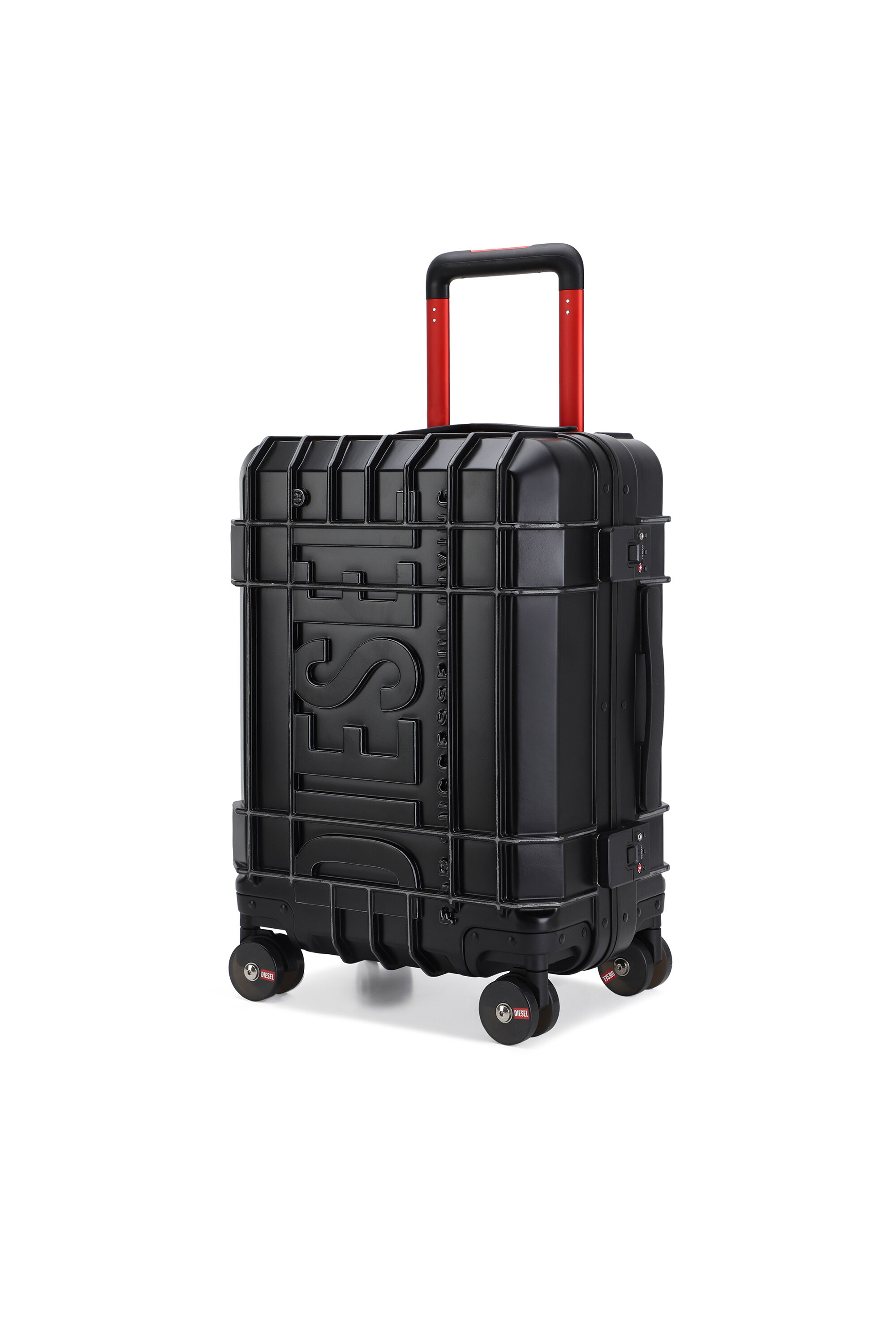 Diesel - DIESEL PC STRONG IMAGE TROLLEY- DSL003, Unisex Robuster Koffer Gr&ouml;&szlig;e S in Schwarz - 5