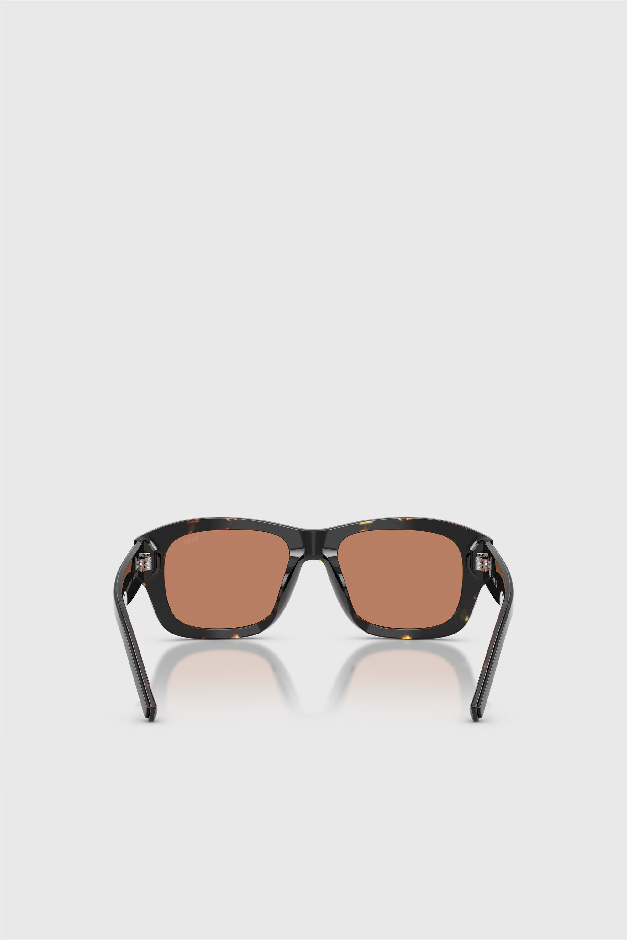 Diesel - 0DL2020U, Unisex Rechteckige Sonnenbrille in Schwarz/Braun - 4