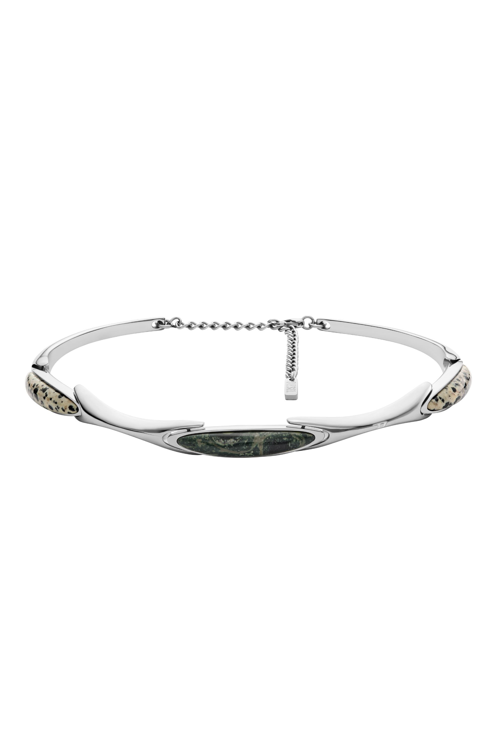 Diesel - DX167740 JEWELLERY, Unisex's Stainless Steel Choker Necklace in Silver - 2