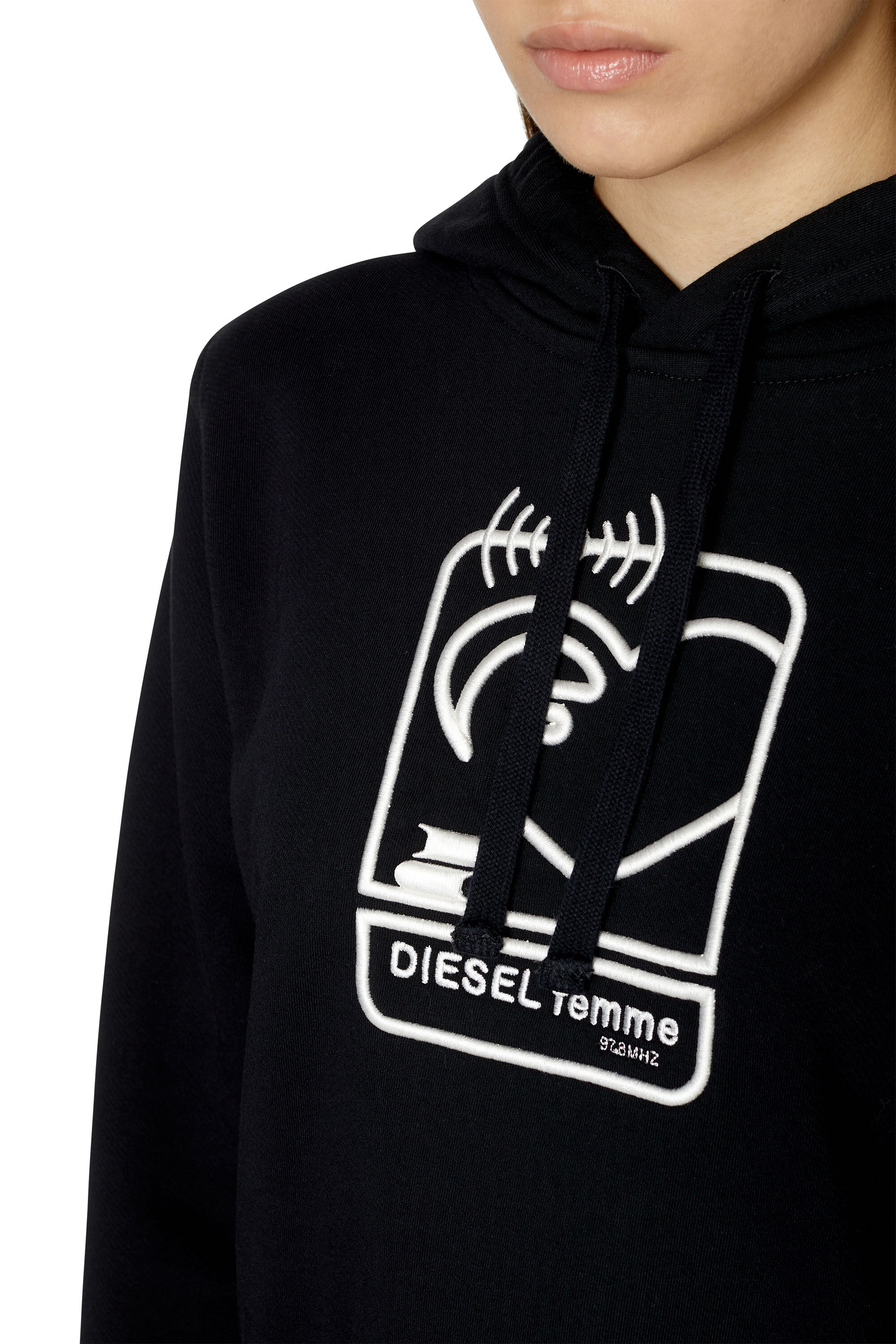 Diesel - F-REGGY-HOOD-E1, Schwarz - Image 6