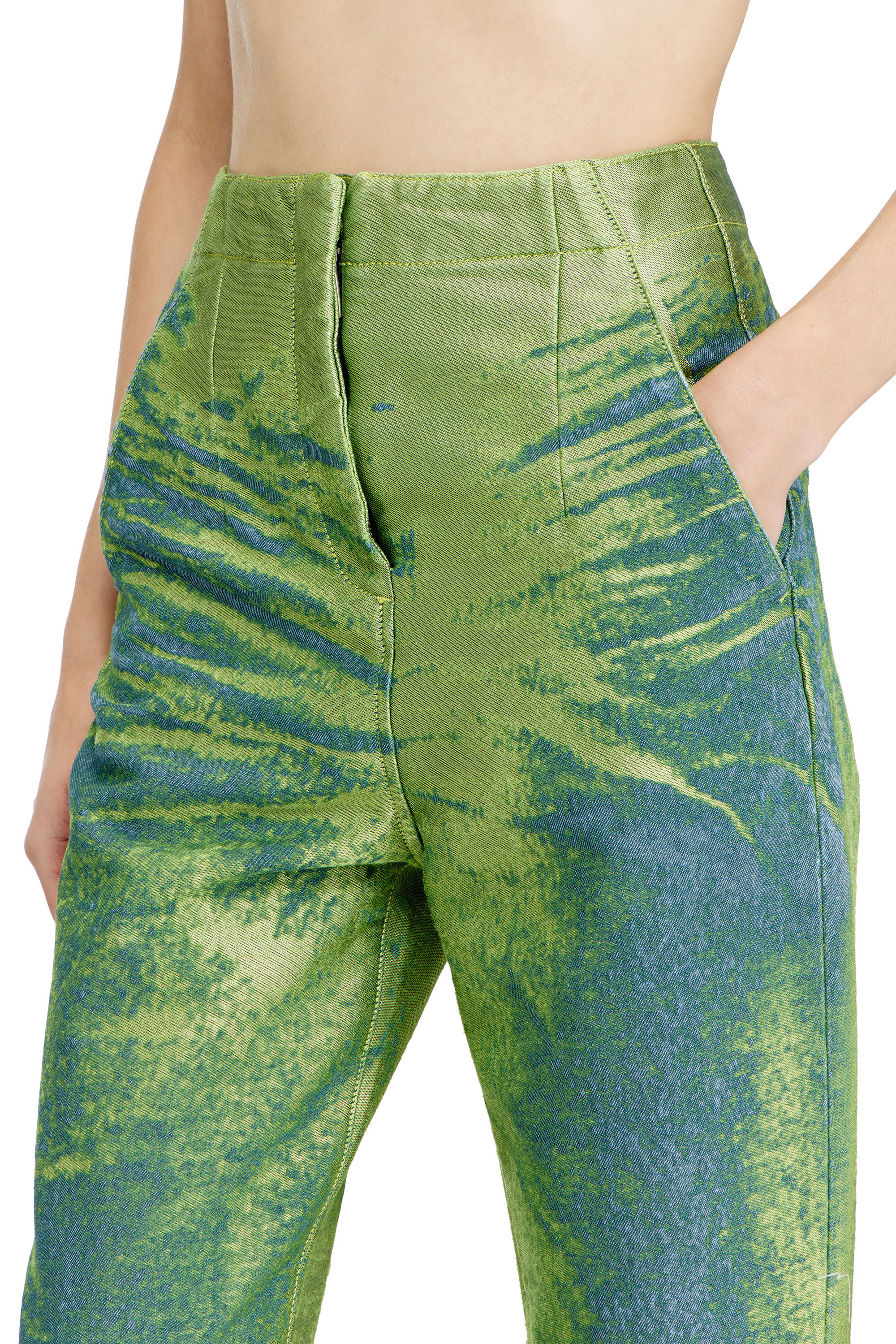 Diesel - Damen Slim Jeans D-DRELIAN 0EFDK, Gr&uuml;n - 5