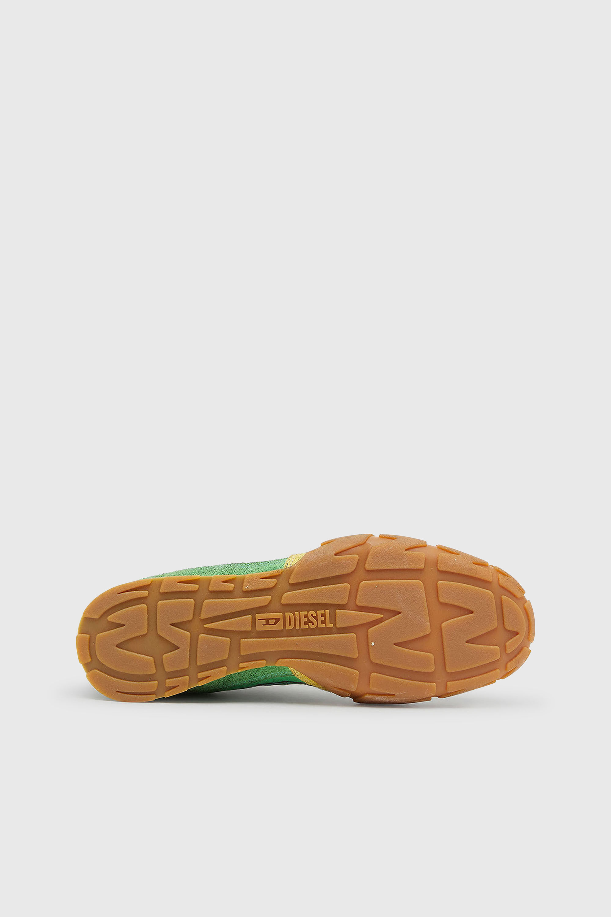 Diesel - S-PAGODHA LOW, Herren S-Pagodha &ndash; Sneakers aus Leder und Nylon in Gr&uuml;n - 5