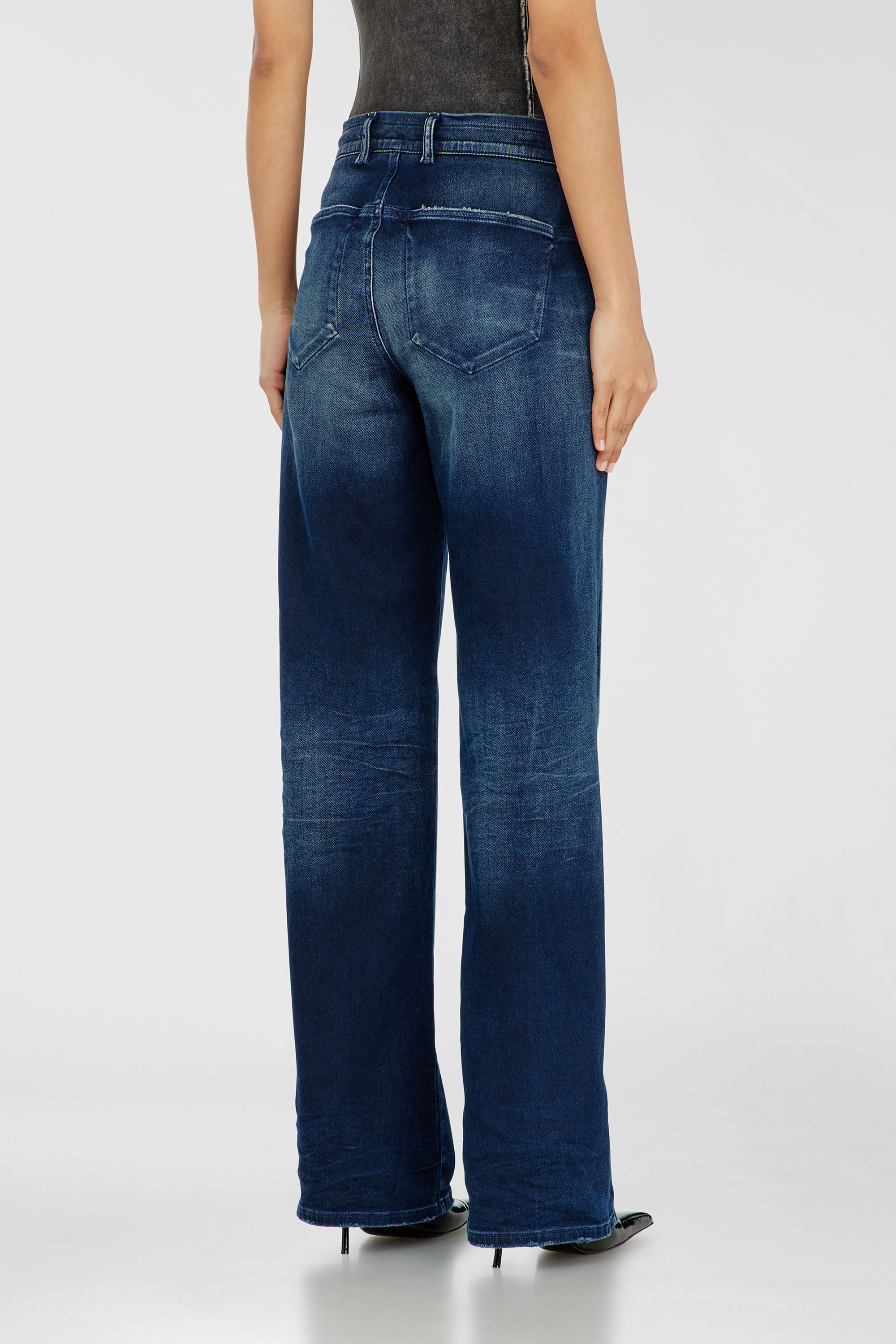 Diesel - Damen Regular 2071 D-Meel Joggjeans&reg; 09P93, Dunkelblau - 3