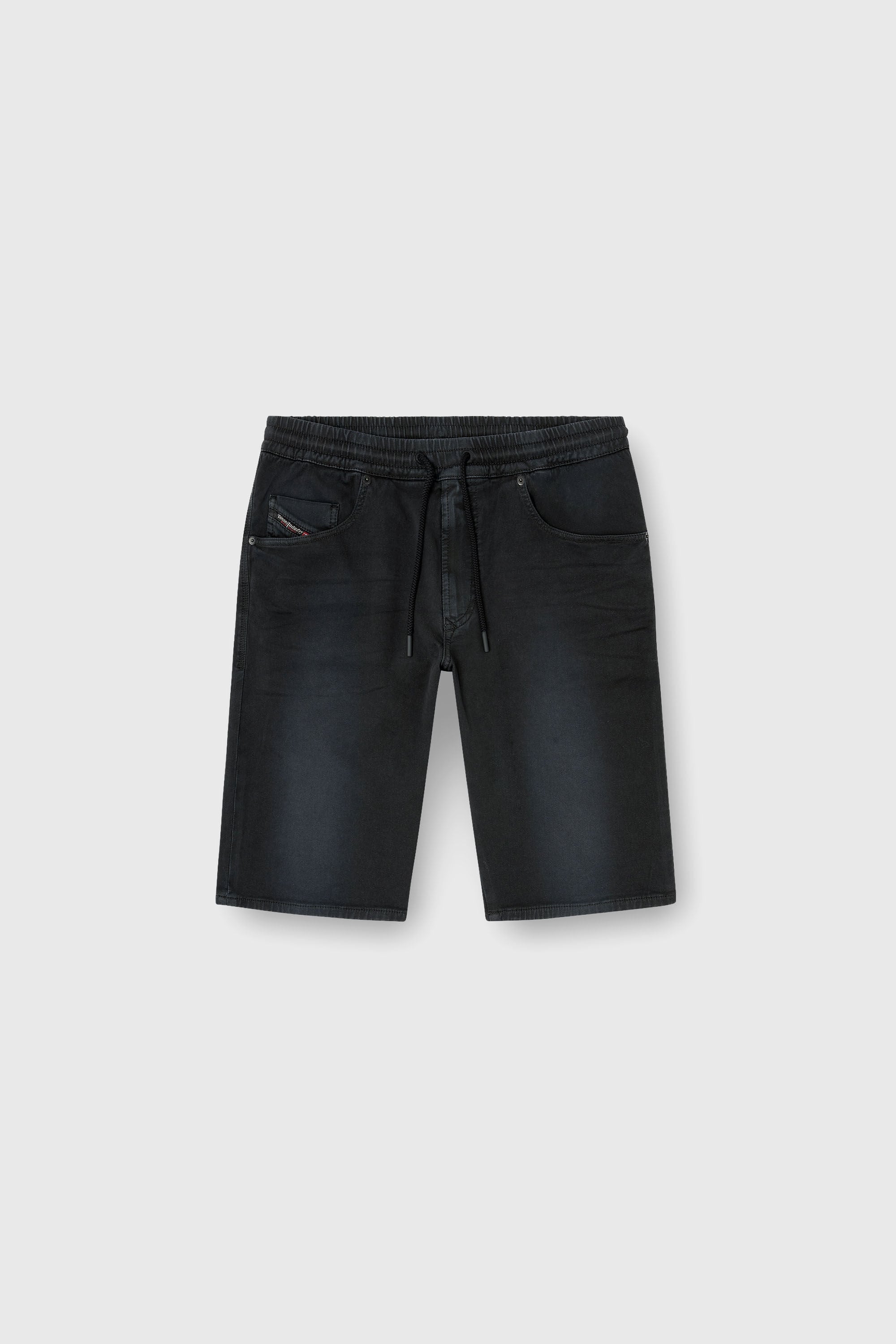 Diesel - 2033 D-KROOLEY-SHORT JOGG, Herren Chinoshorts aus JoggJeans in Schwarz - 2