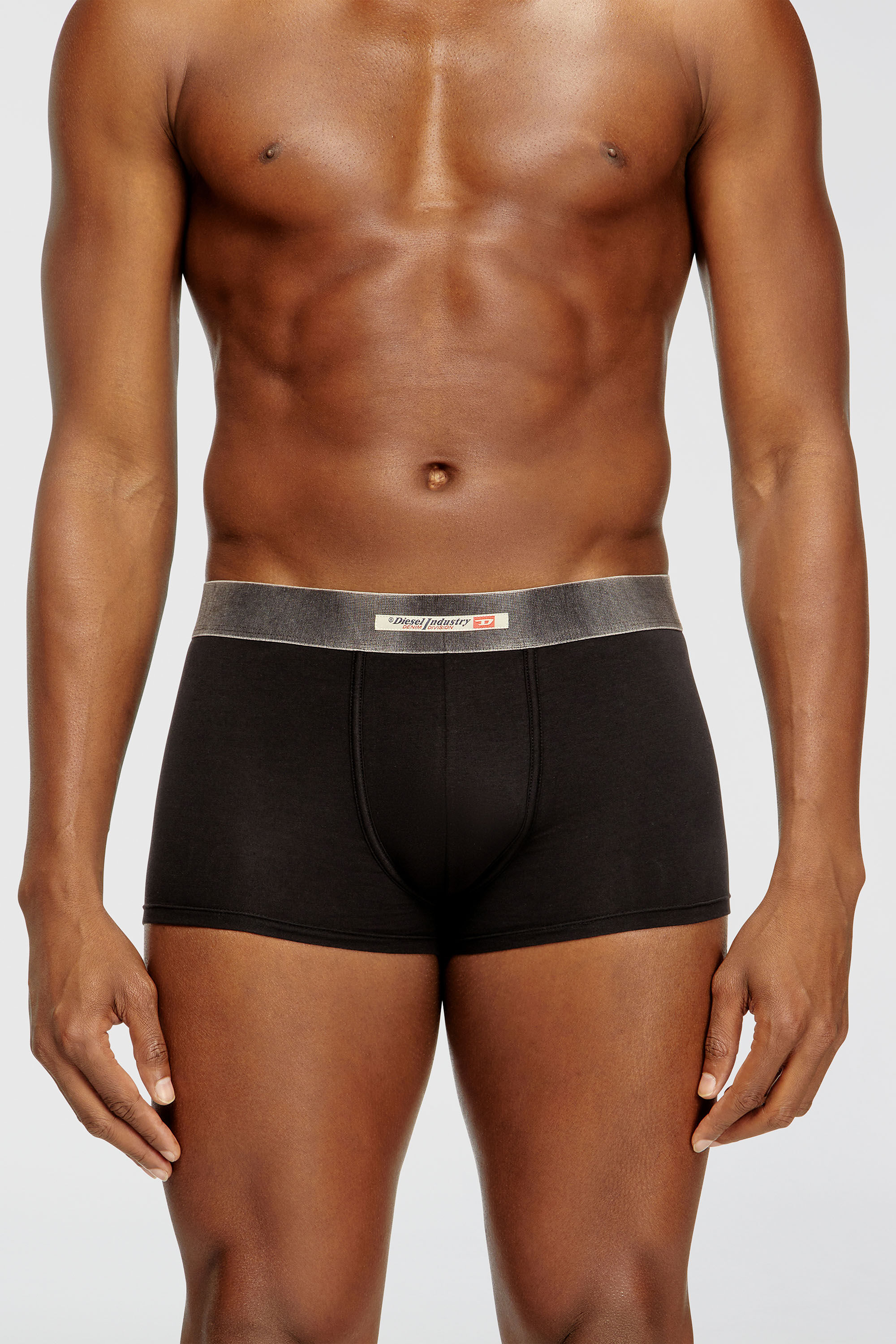 Diesel - DAMIEN-DNM-3PACK, Herren Boxershorts aus Stretch-Baumwolle mit Satinbund im Dreierpack in Schwarz - 3