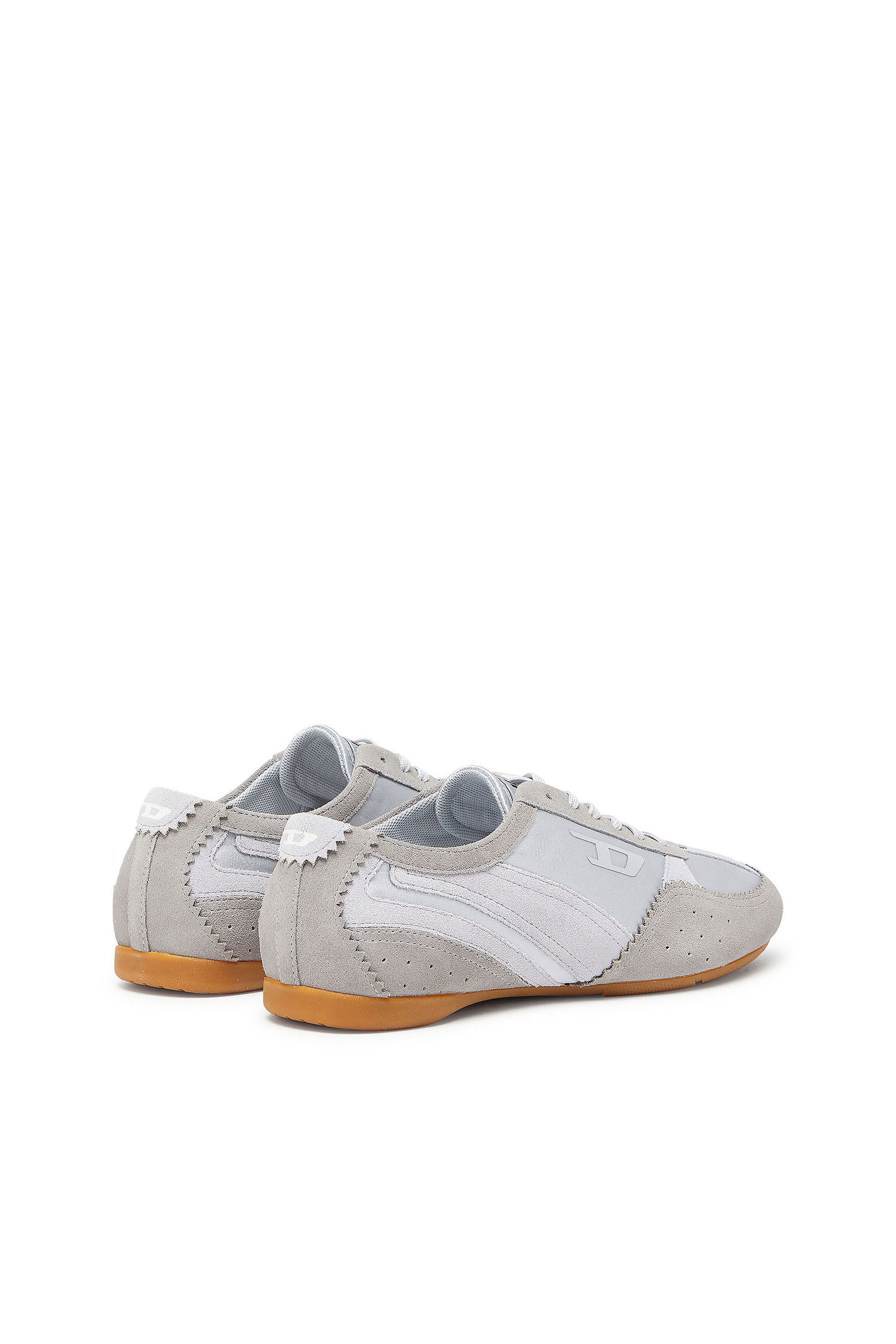 Diesel - D-MILE LOW II W, Damen D-Mile &ndash; Sneakers mit Wildleder-Overlays in Hellblau - 3