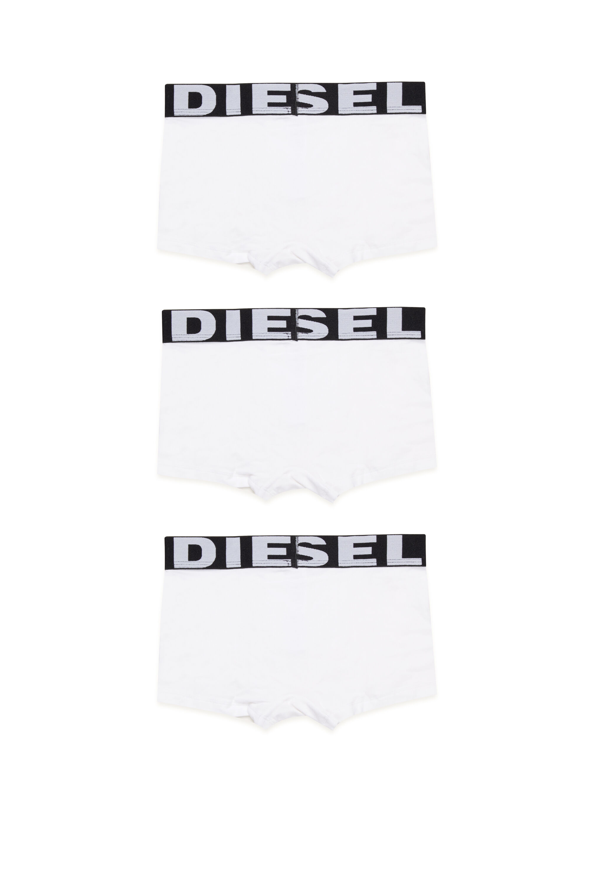 Diesel - UMBX-UPARRYTHREEPACK-DSL, Man Boxer briefs with maxi logo waist in White - Image 2