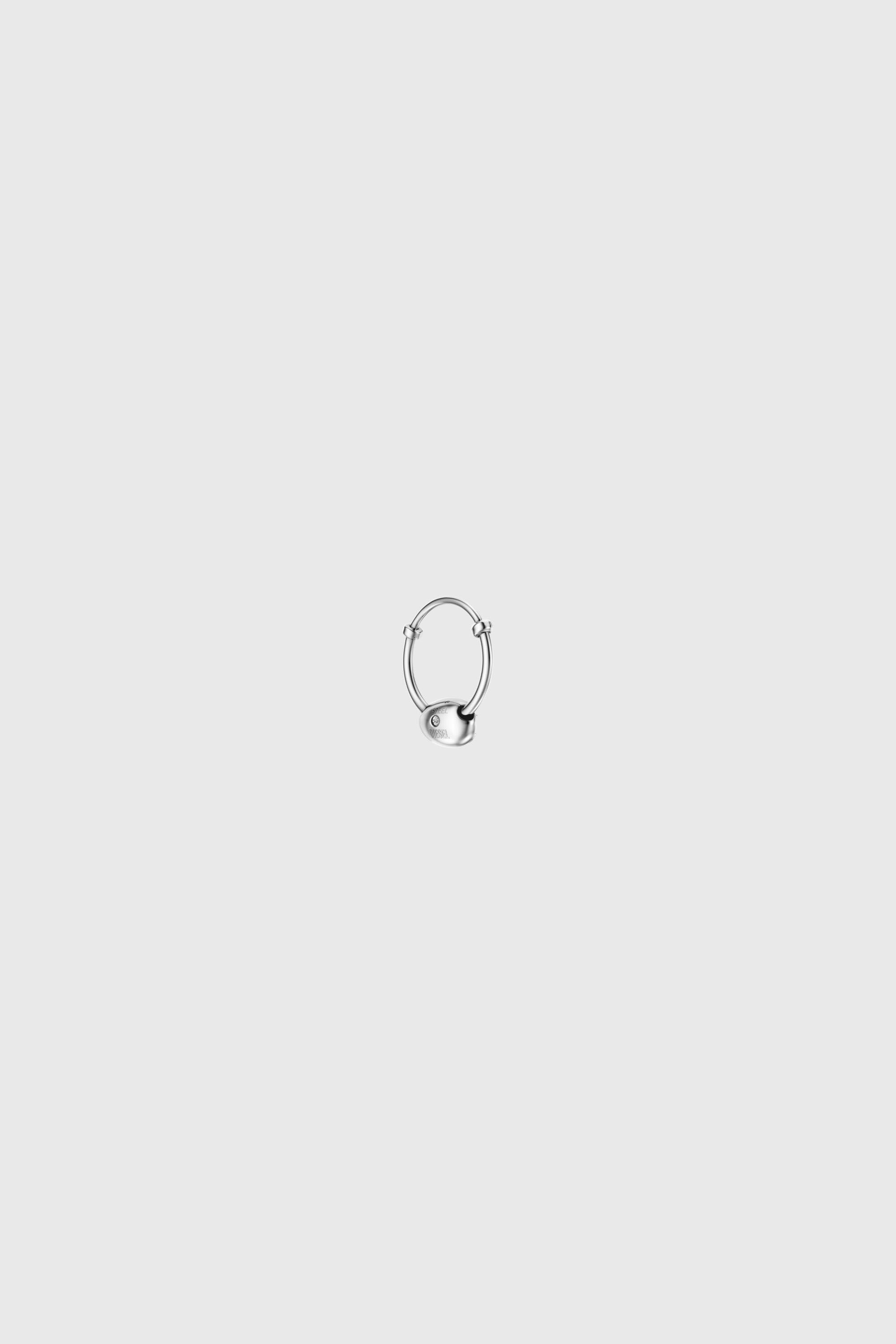Diesel - DX1703040 JEWELLERY, Unisex Creole-Edelstahl-Creole in Silber - 3