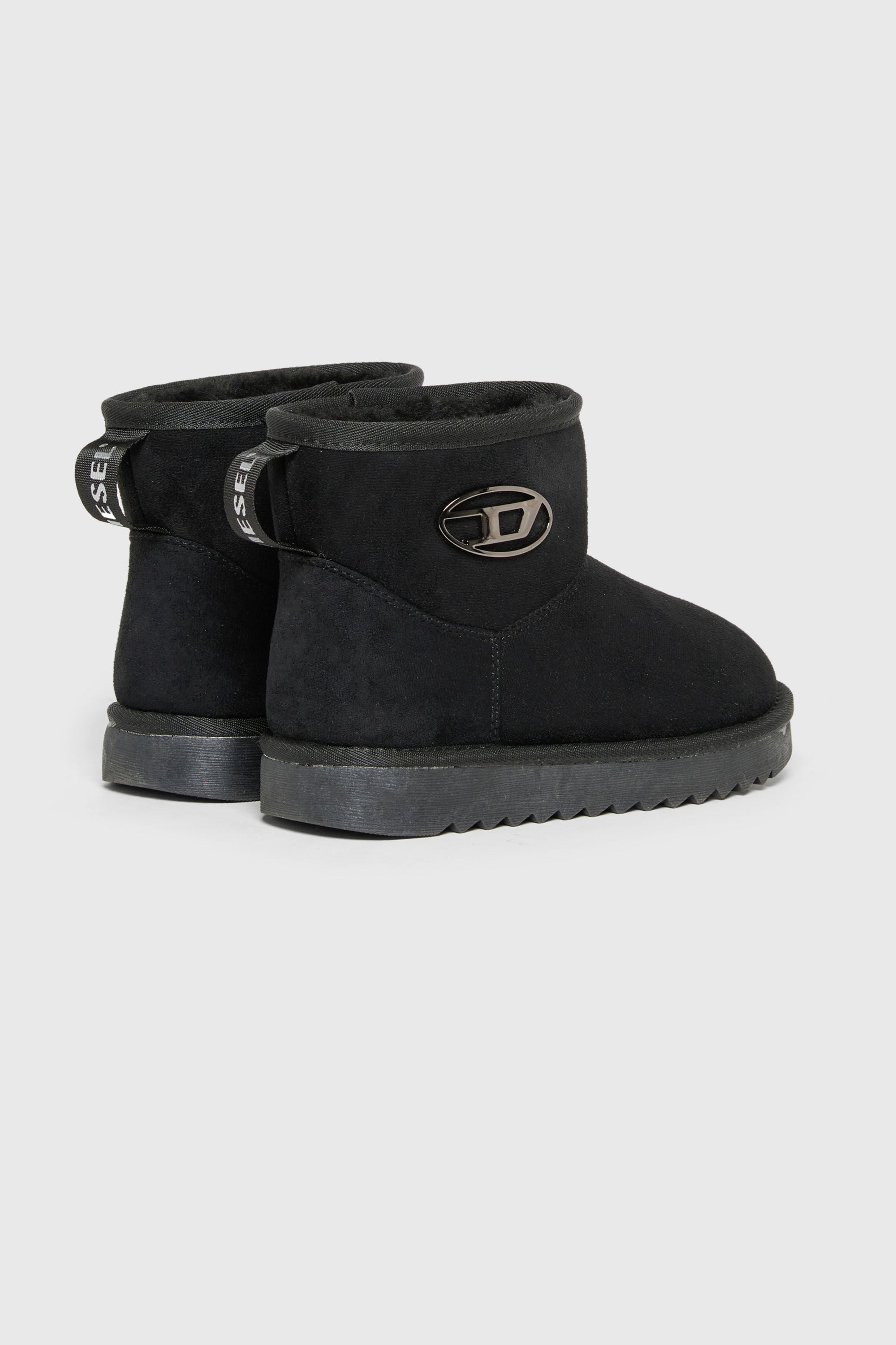 Diesel - D-DAATEN, Unisex D-Daaten - Stiefel mit Pl&uuml;schfutter in Schwarz - 3