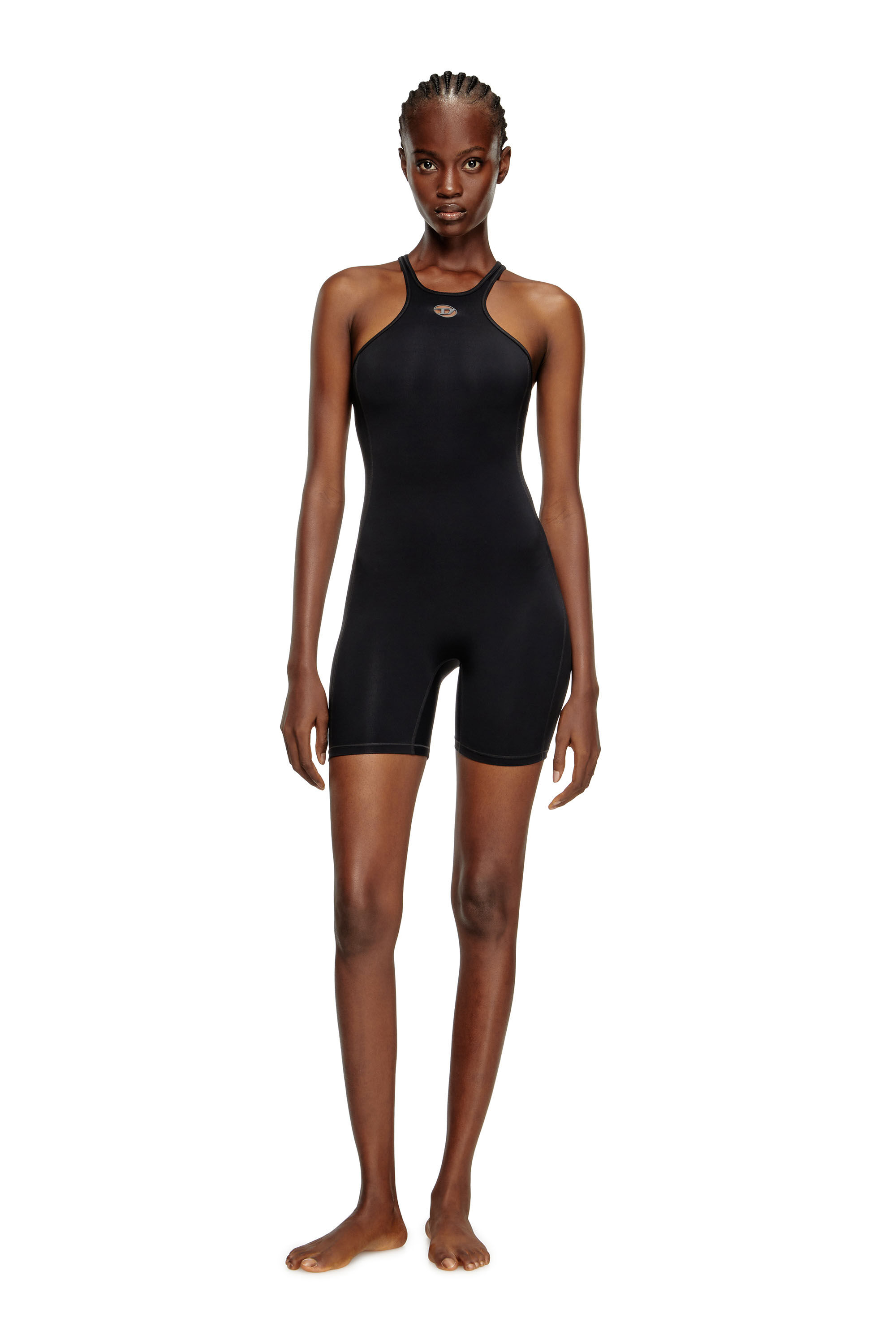 Diesel - NYDIA-UTLT, Damen Racerback-Playsuit in Schwarz - 3