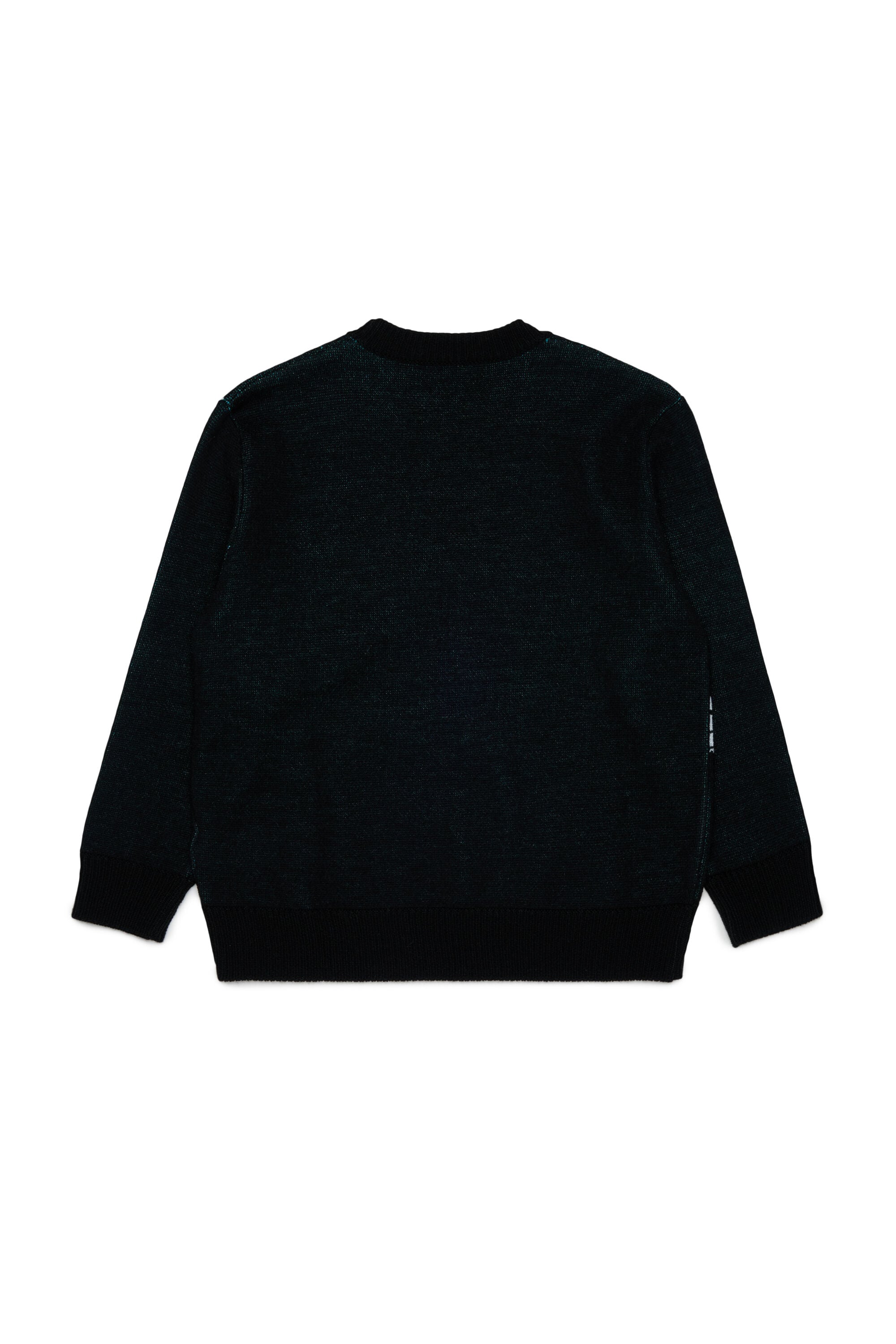 Diesel - KHILES OVER, Unisex's Wool-blend jumper with mountain motif in Black - 2