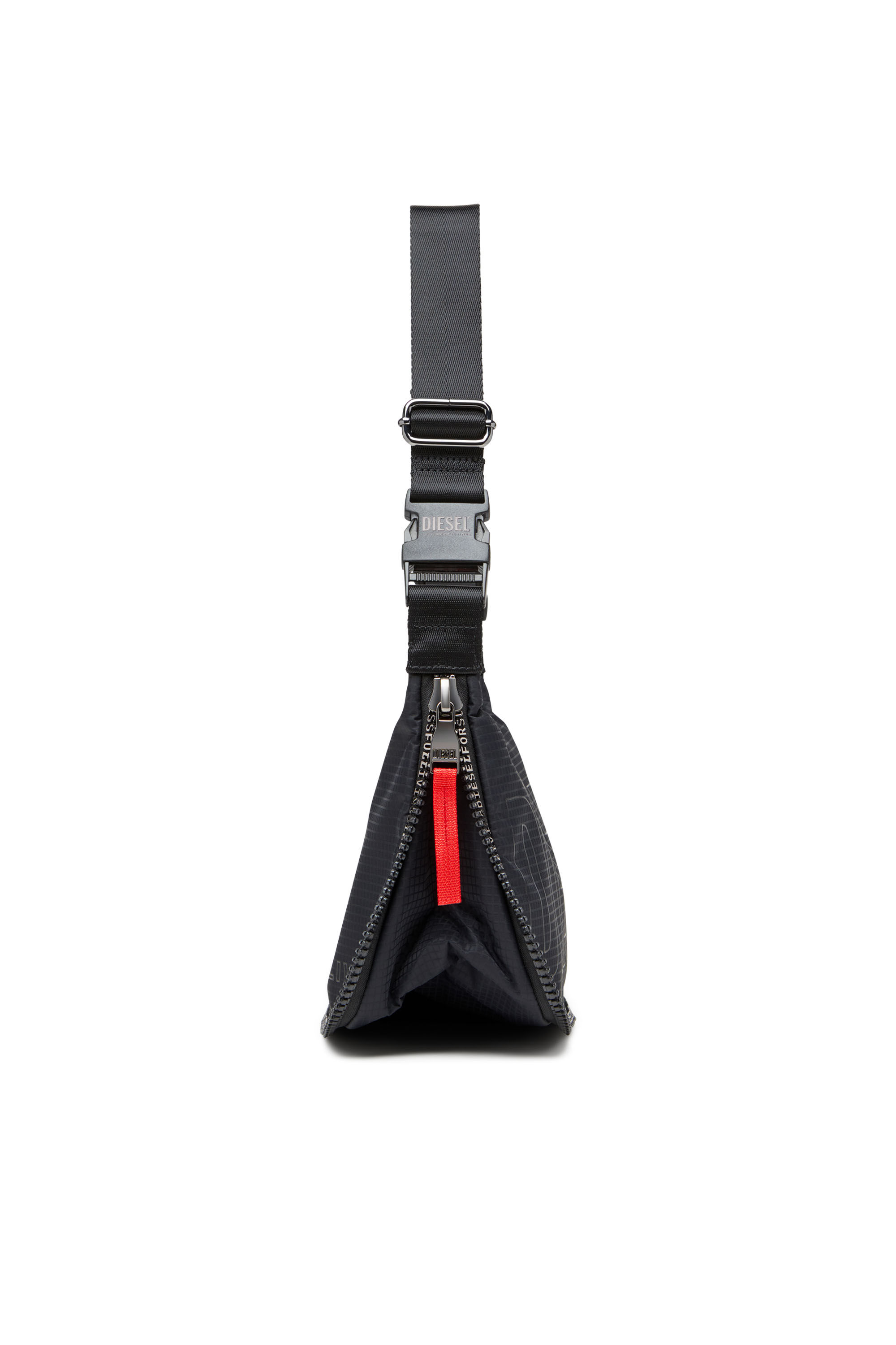 Diesel - ZIP-D CROSSBODY BAG X, Unisex Zip-D X-Erweiterbare Utility-Schultertasche in Schwarz - 4