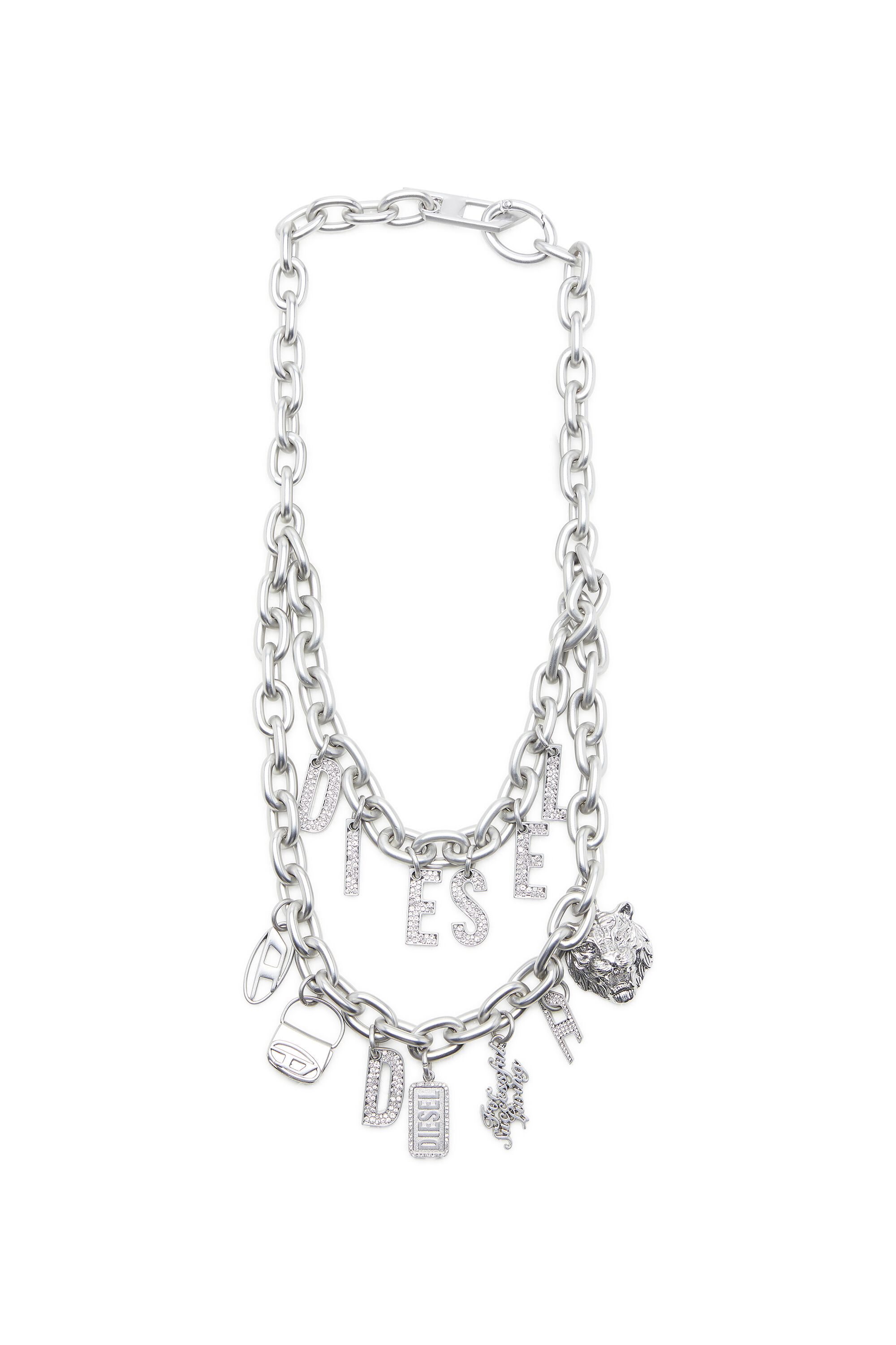 Diesel - HOSHI CHARM, Unisex Taschenanhänger in Silber - 1