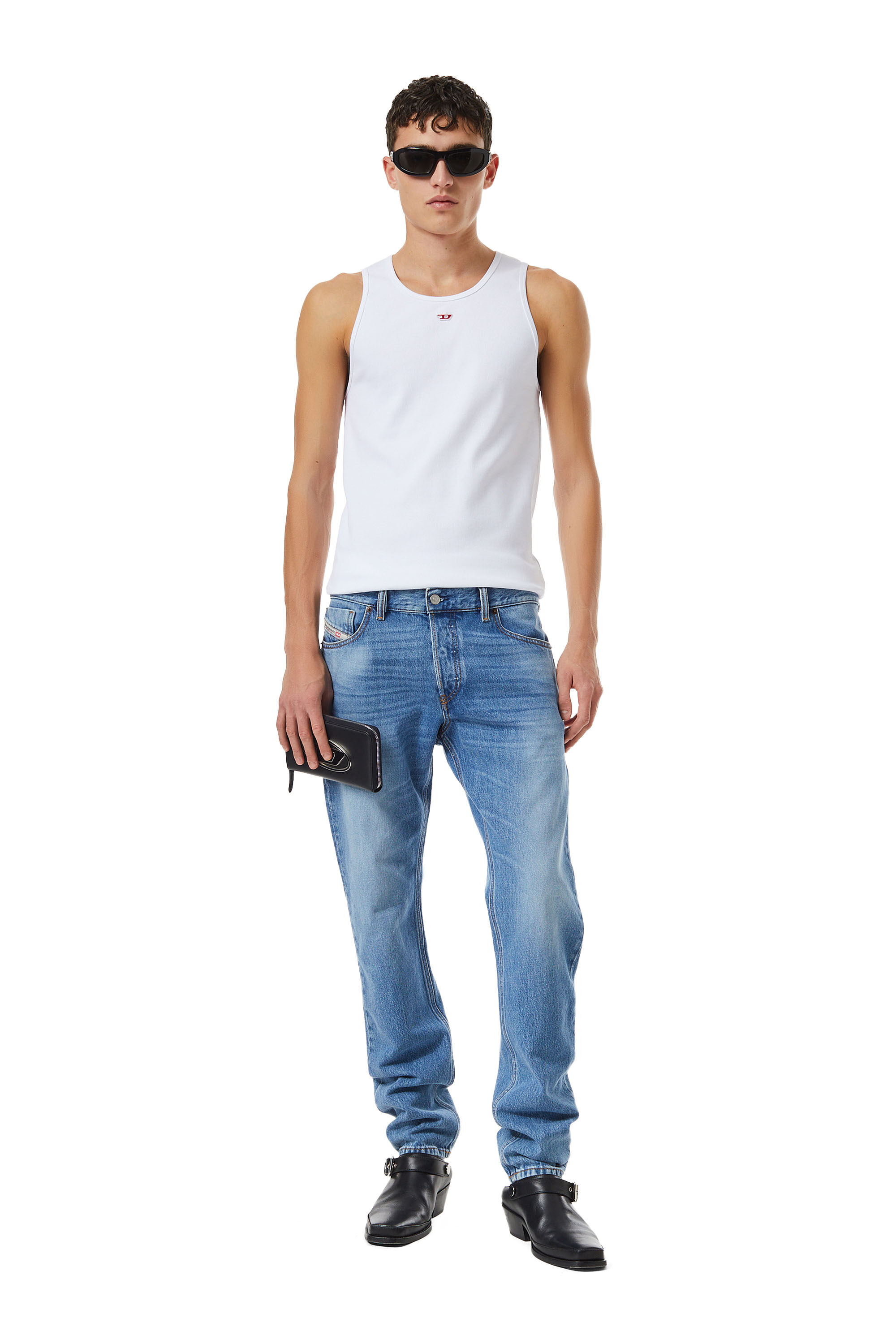 Diesel - Straight Jeans 1995 D-Sark 09C15, Hellblau - Image 1