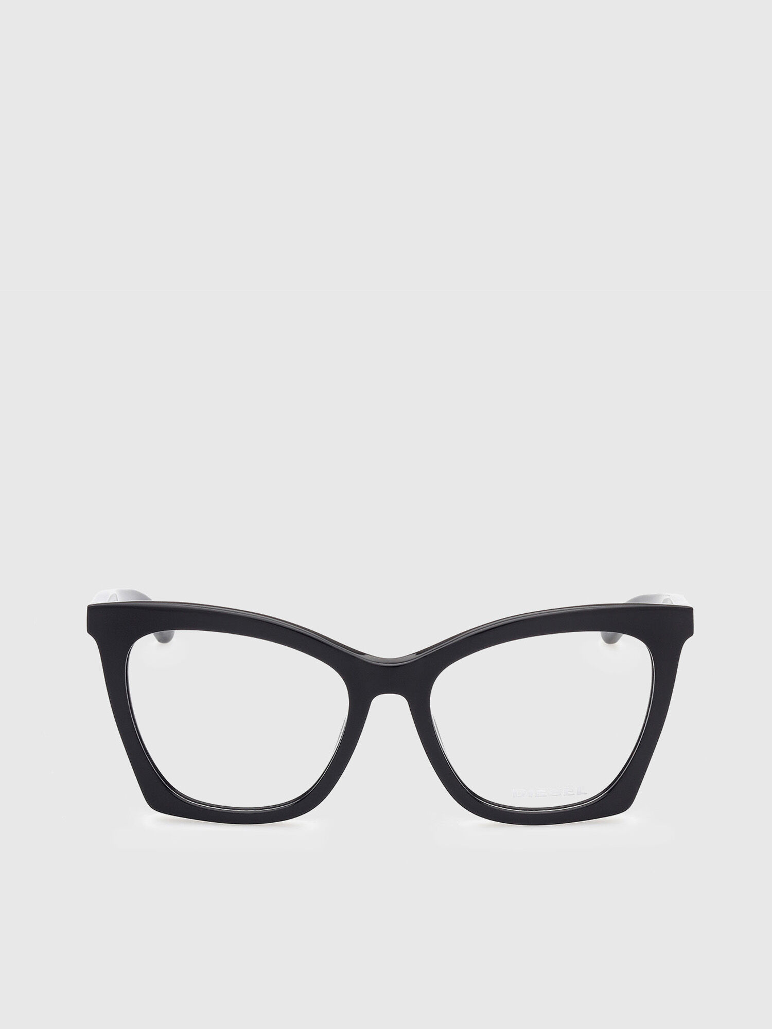 Diesel - DL5400, Damen Brille mit Fassung in Schmetterlingsform im Oversize-Look in Schwarz - 1