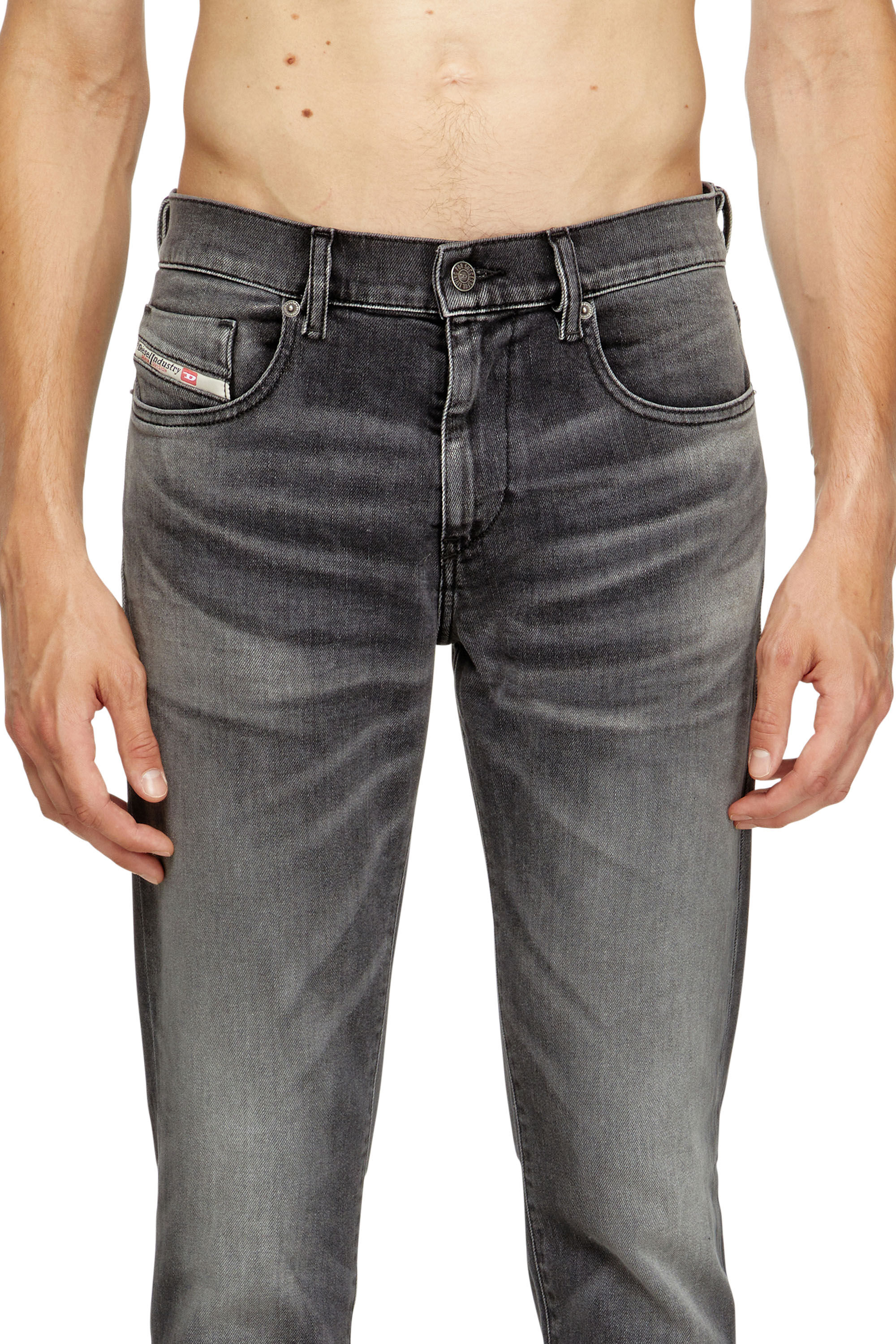 Diesel - Herren Slim Jeans 2019 D-Strukt 09J52, Schwarz/Dunkelgrau - 5