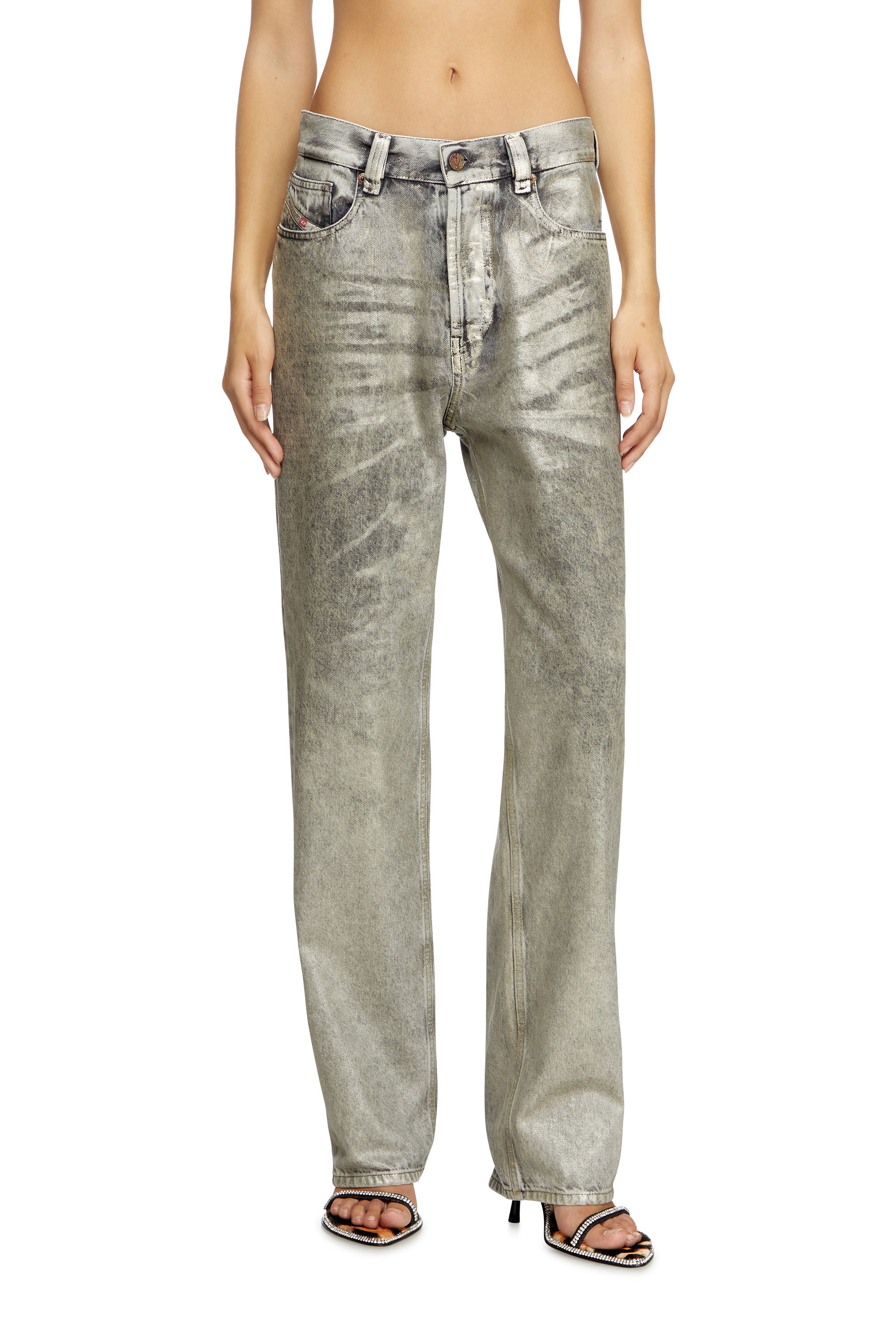 Diesel - Damen Regular Jeans 1988 D-Ark 09L79, Hellgrau - 3
