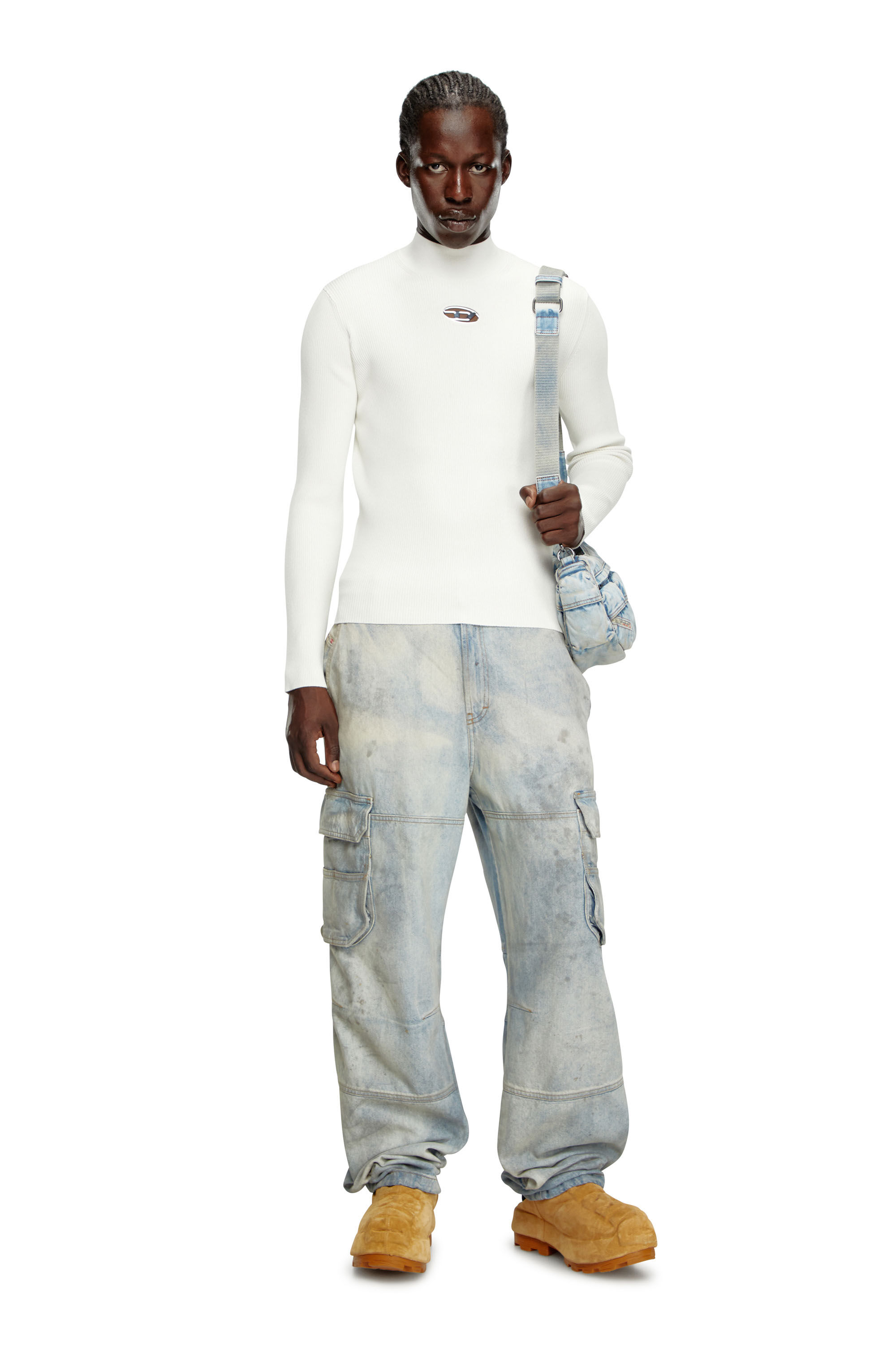 Diesel white jumper discount