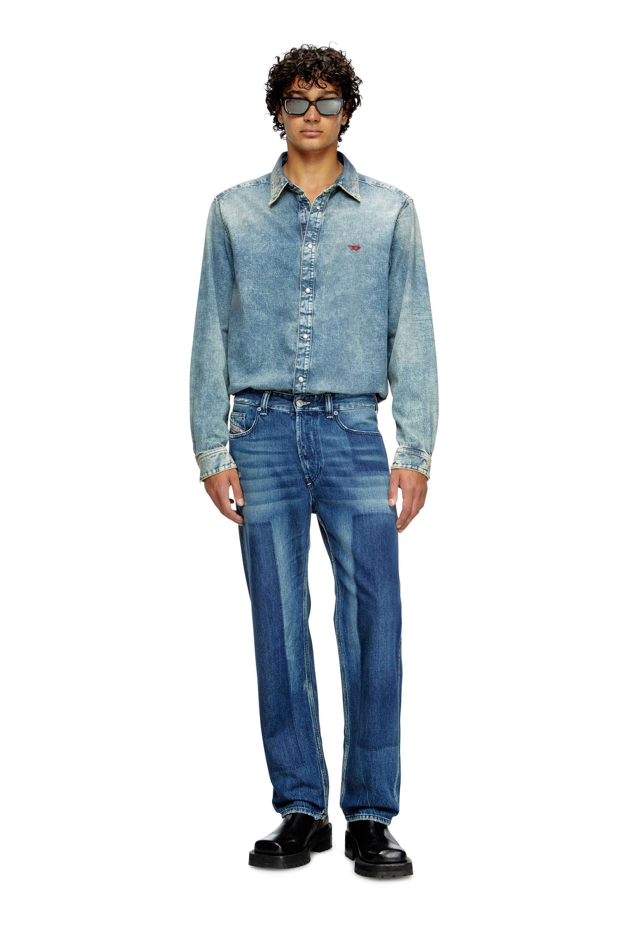 Diesel - Herren Regular Jeans 2024 D-Macs 09M52, Dunkelblau - 1