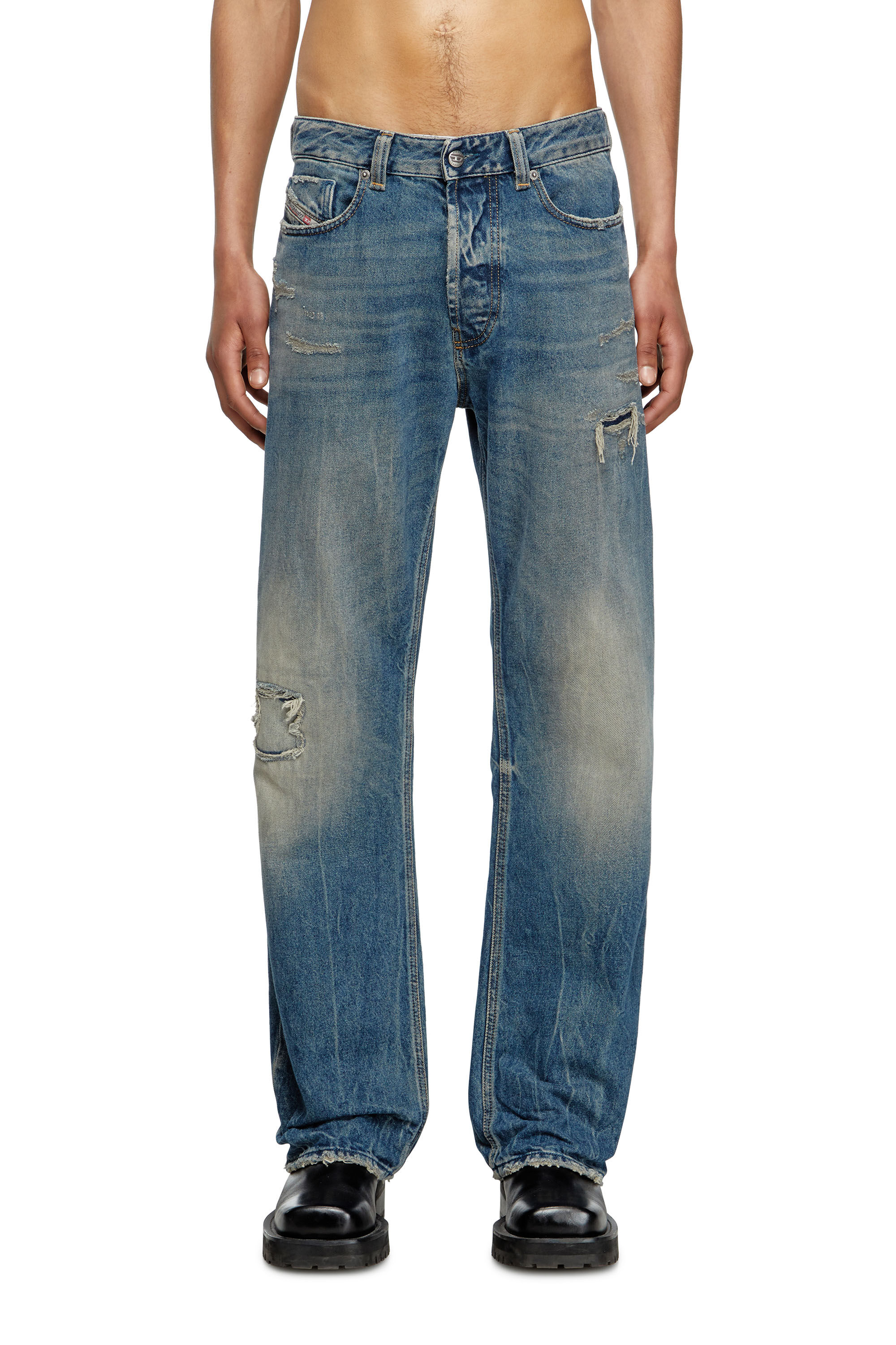Diesel - Herren Relaxed Jeans 1980 D-Eeper 09M28, Mittelblau - 3