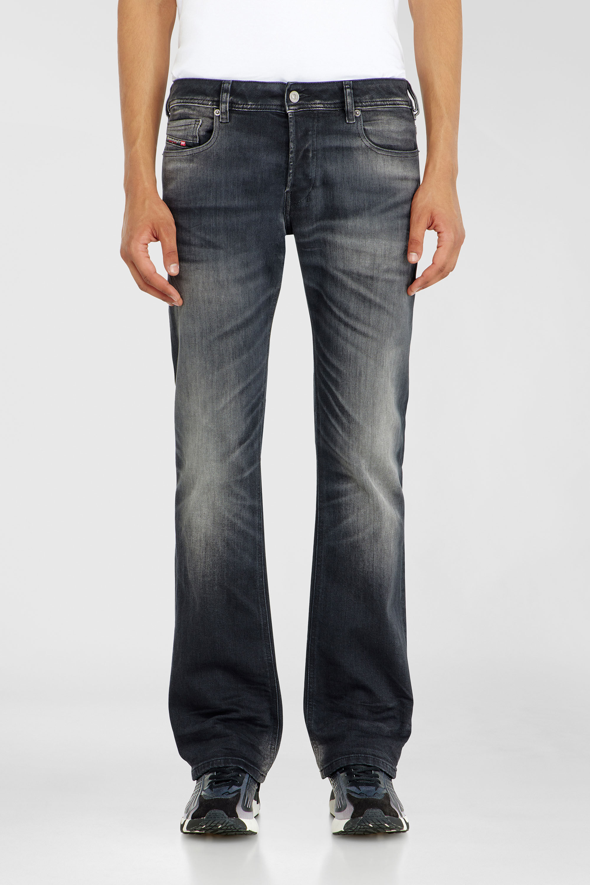 Diesel - Man's Bootcut Jeans 2007 Zatiny 09P38, Black/Dark grey - 4