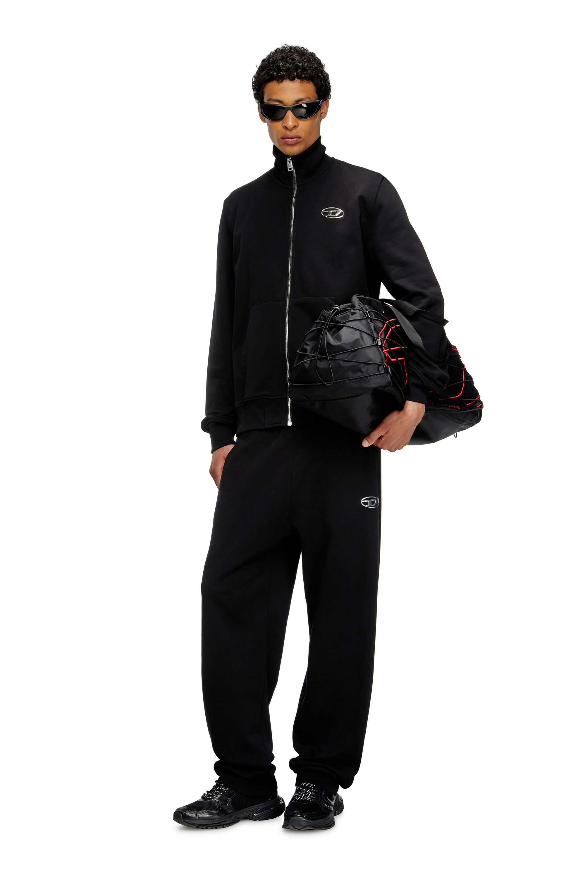 Diesel - TECH-D DUFFLE X, Unisex Seesack aus Nylon mit Oval D-Stickerei in null - 1
