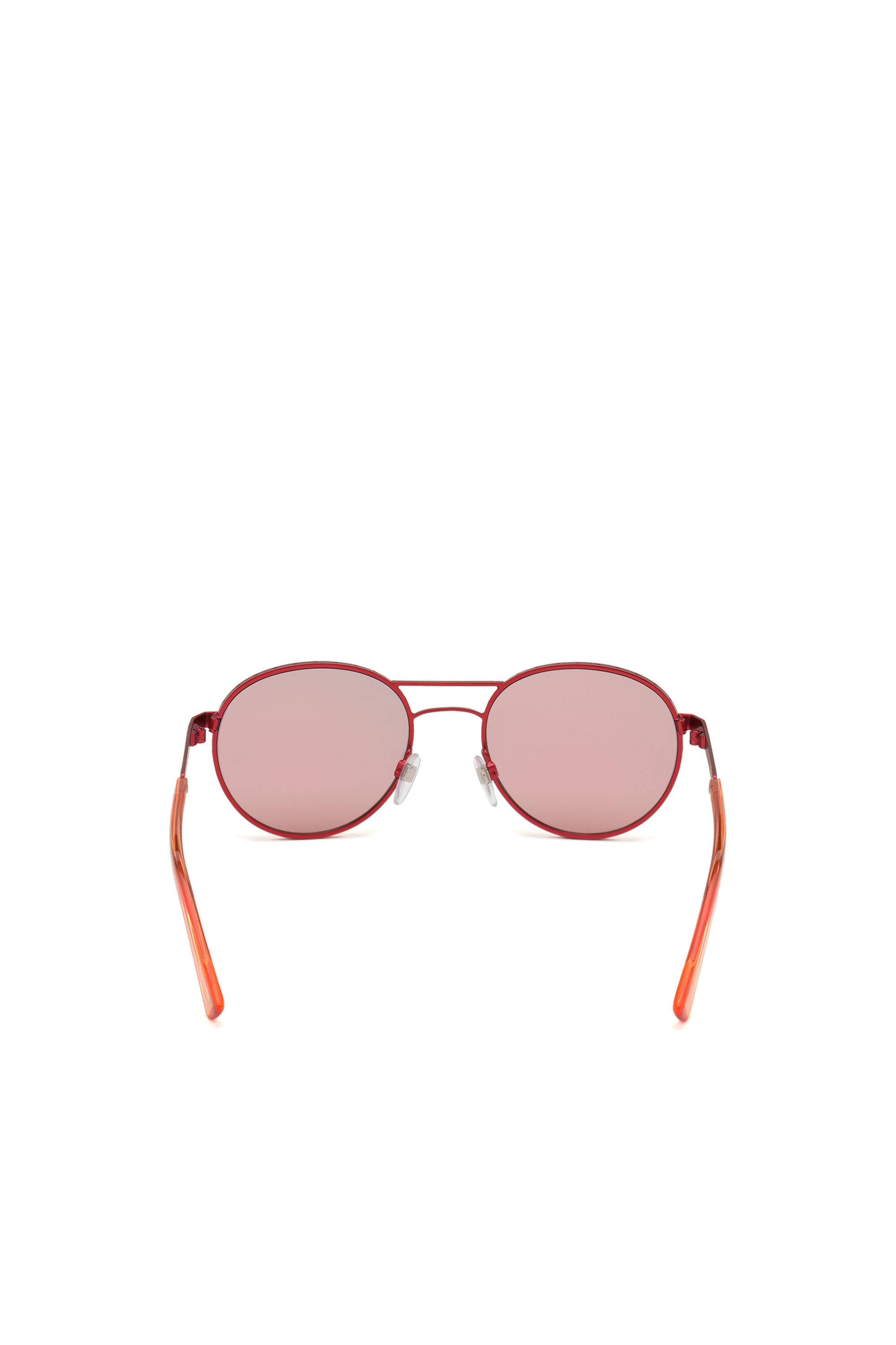 Diesel - DL0265, Unisex Rundes Brillengestell aus Metall und Acetat in Rosa - 3