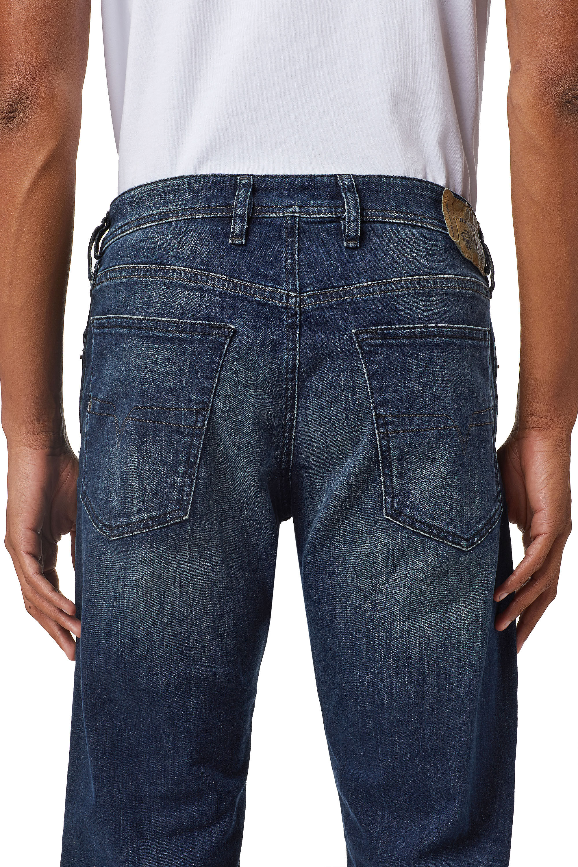Diesel - Waykee 0814W Straight Jeans, Dunkelblau - Image 7