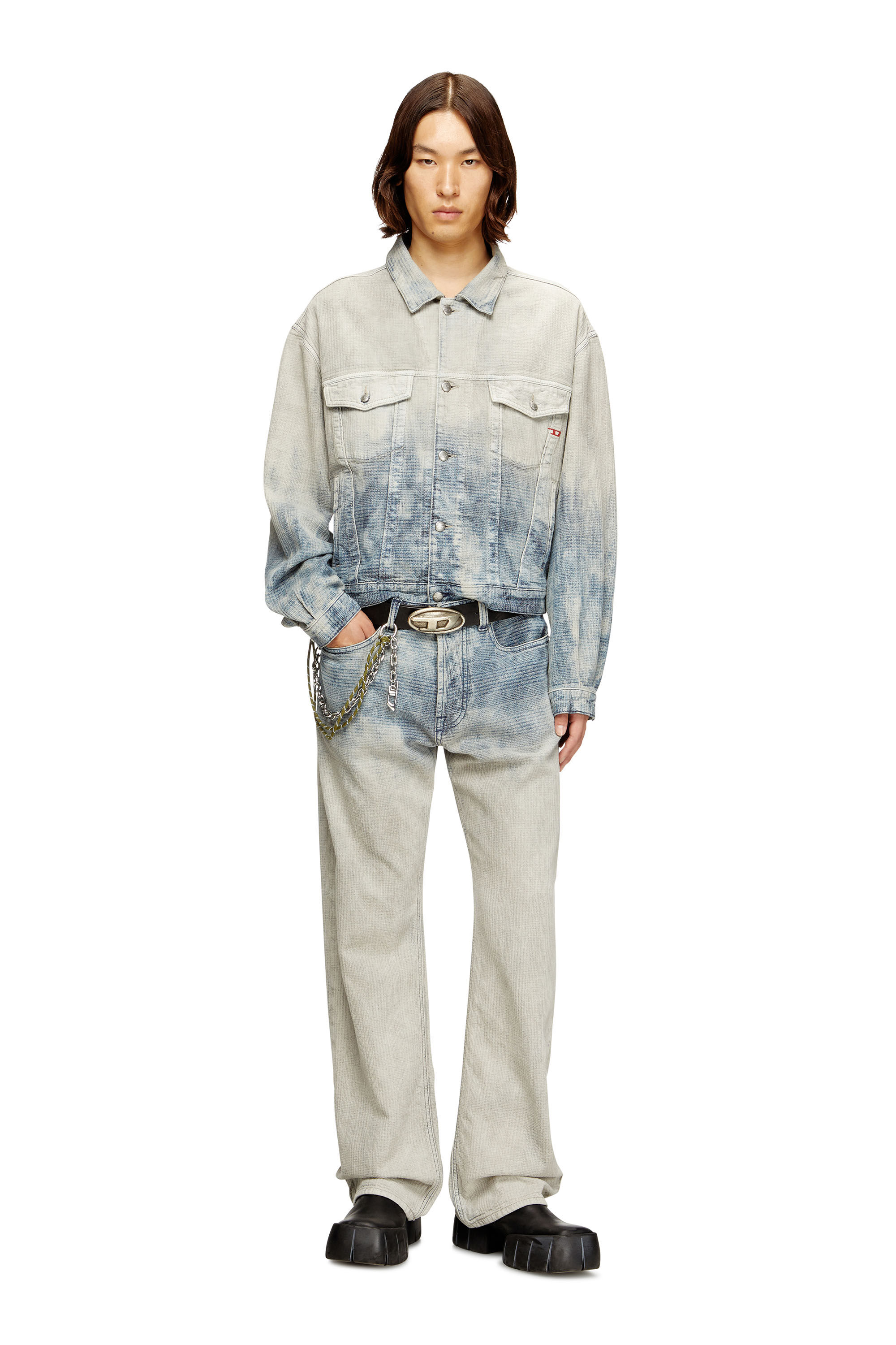 Diesel - Herren Relaxed Jeans 1980 D-Eeper 09N93, Mittelblau - 1