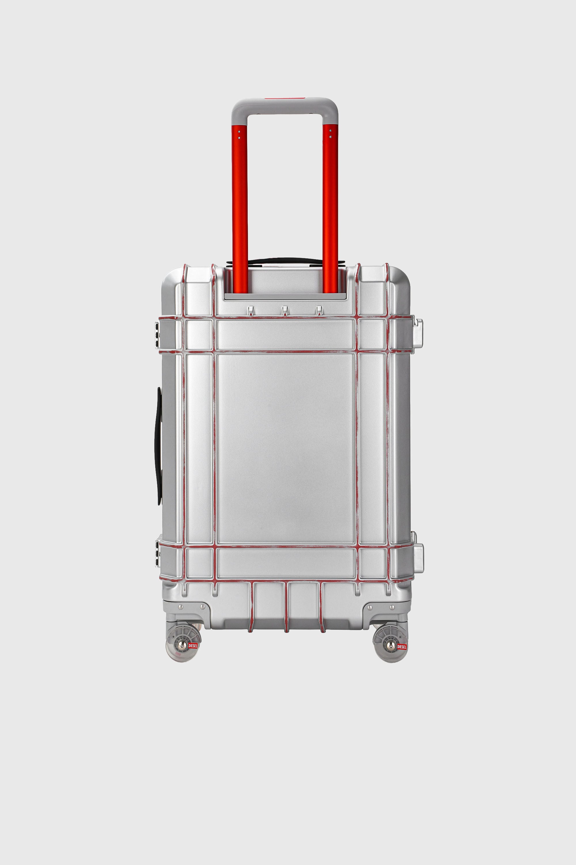 Diesel - DIESEL PC STRONG IMAGE TROLLEY- DSL003, Unisex Robuster Koffer Gr&ouml;&szlig;e M in Silber - 2