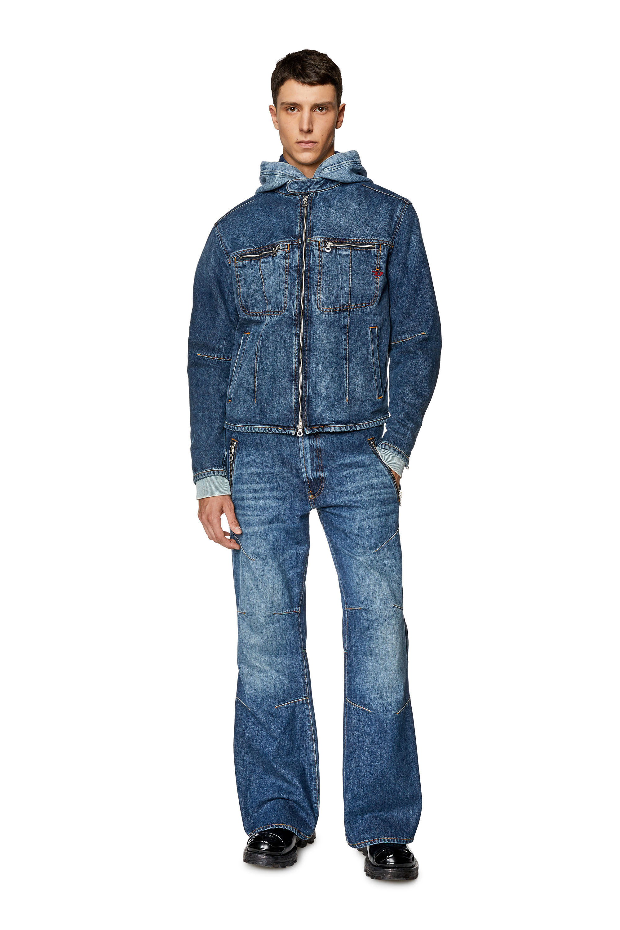 Diesel - Straight Jeans D-Ismis 0HJAW, Dunkelblau - Image 1