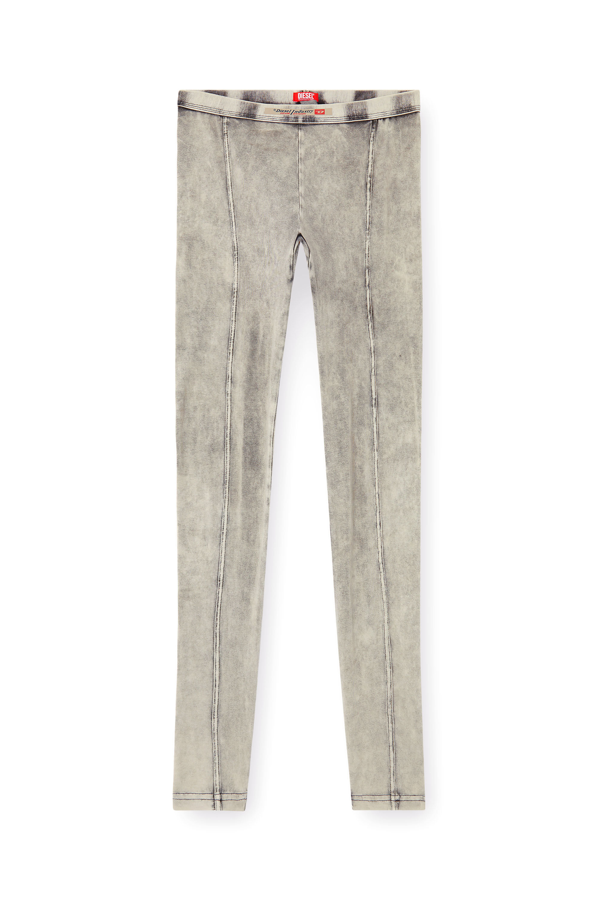 Diesel - ATHENA-DNM, Damen Jeggings aus Jersey mit Denim-Effekt in Grau - 2