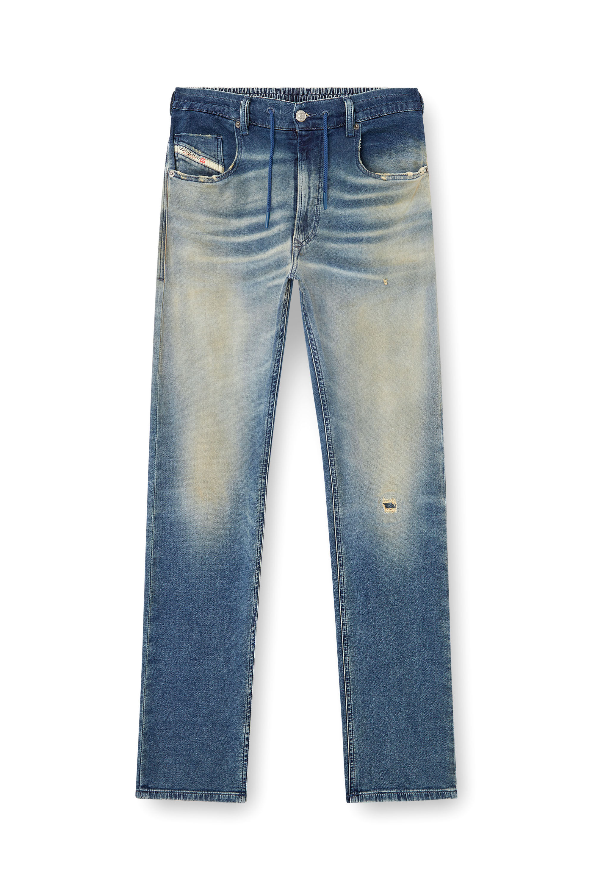 Diesel - Herren Regular 2030 D-Krooley Joggjeans® 068PQ, Mittelblau - 2