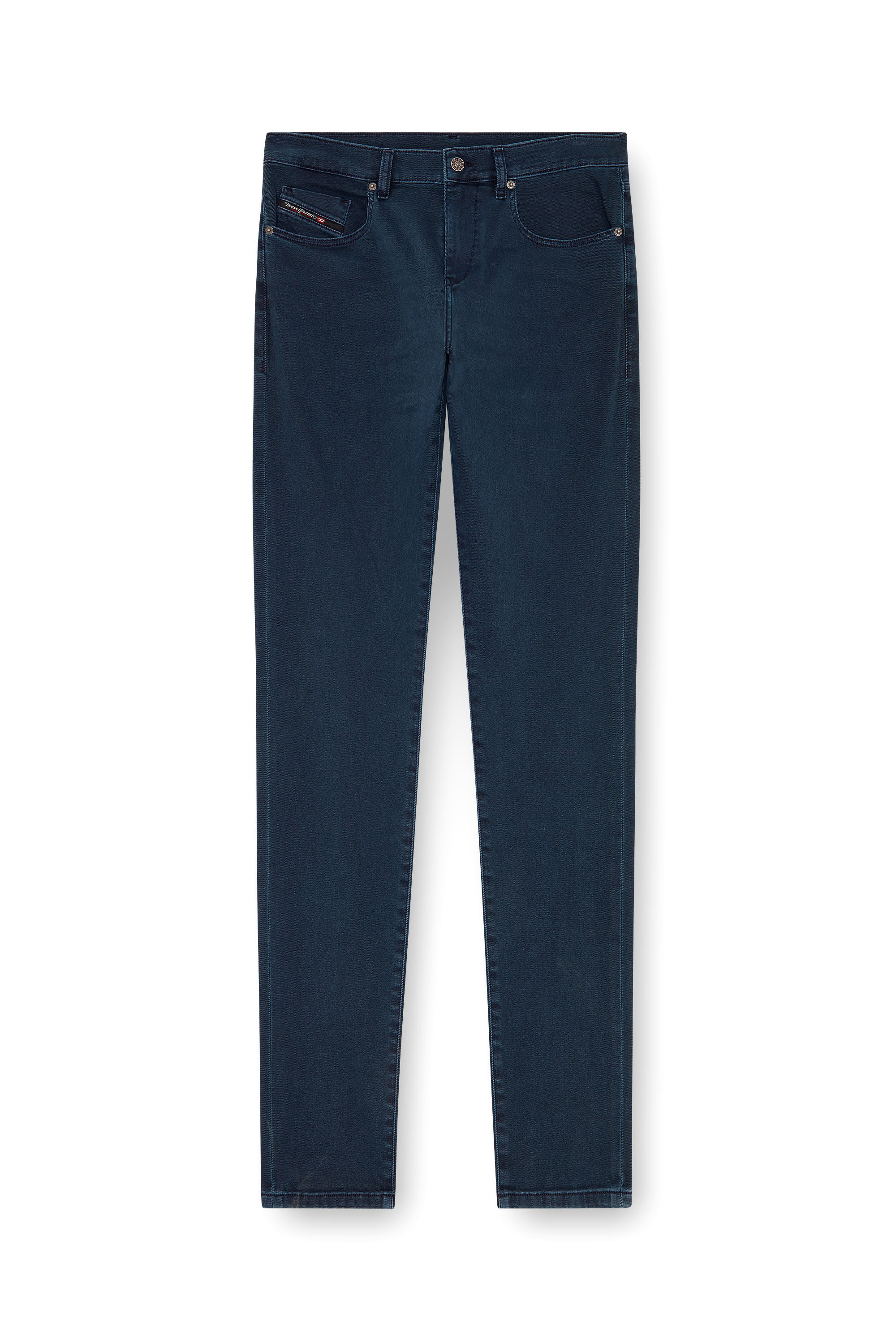 Diesel - 2019 D-Strukt 0QWTY Slim Jeans, Mittelblau - Image 2