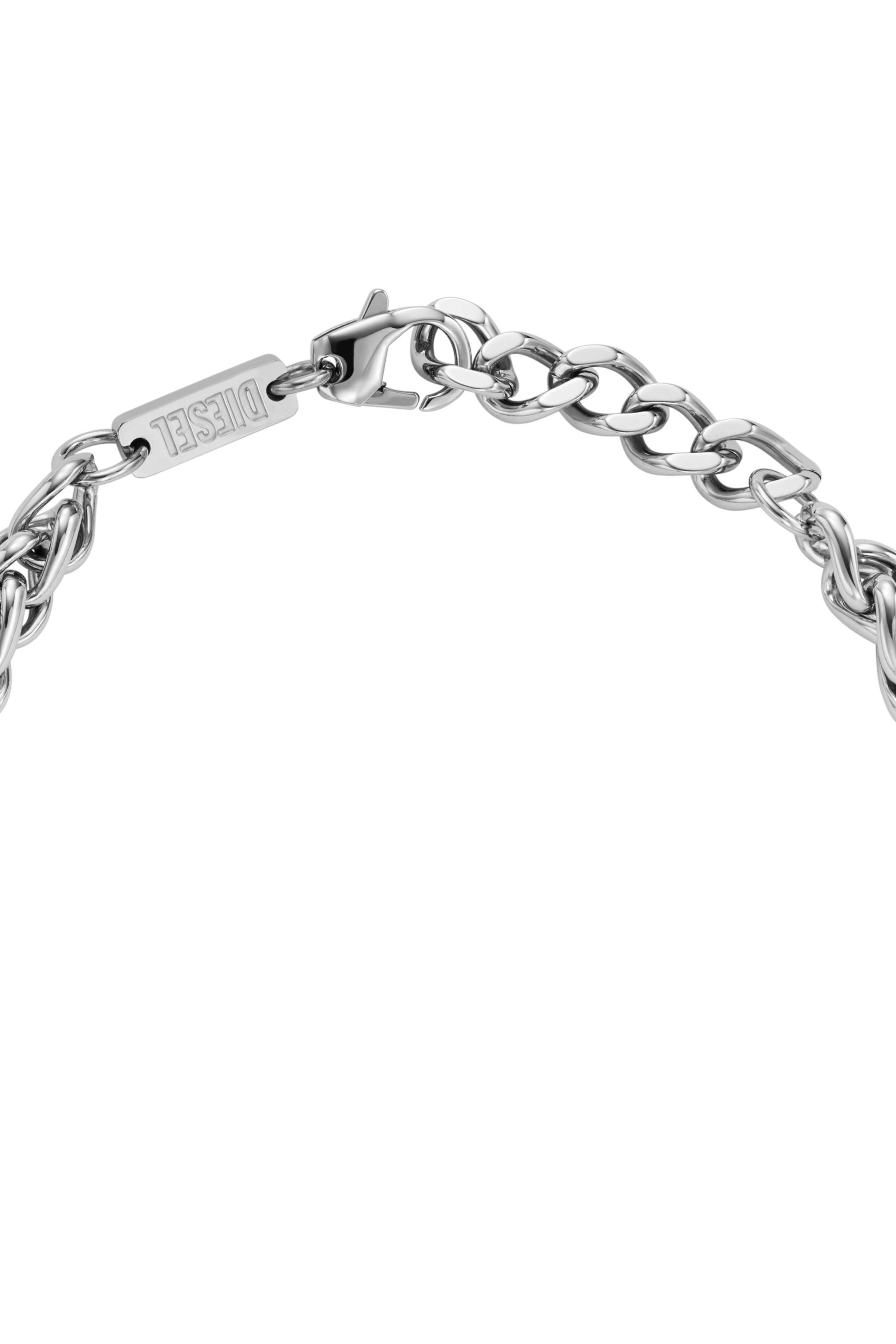 Diesel - DX1445, Unisex Kettenarmband aus Edelstahl in Silber - 2