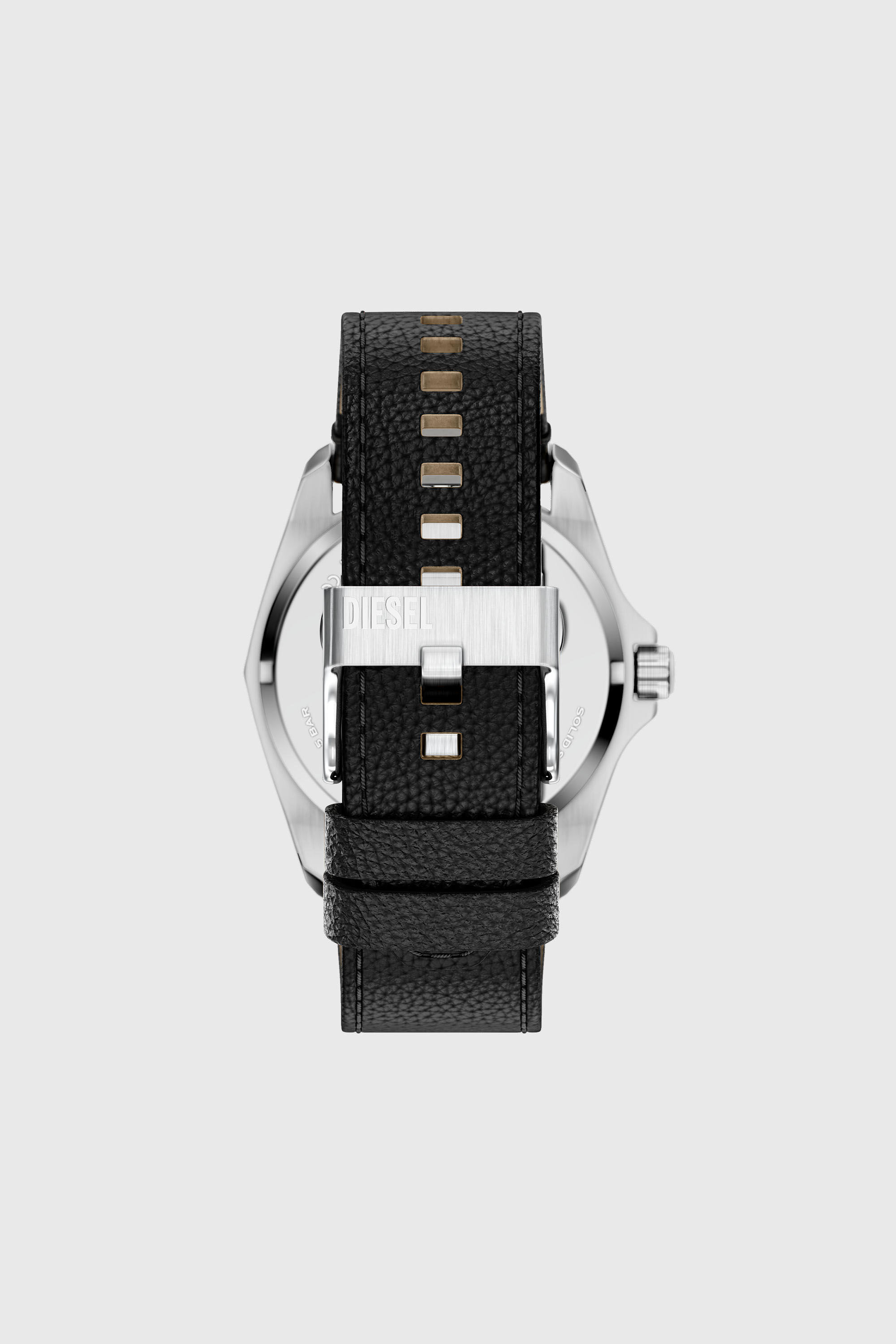 Diesel - DZ2248 WATCH, Herren Stinger Uhr mit schwarzem Lederarmband in Schwarz - 3