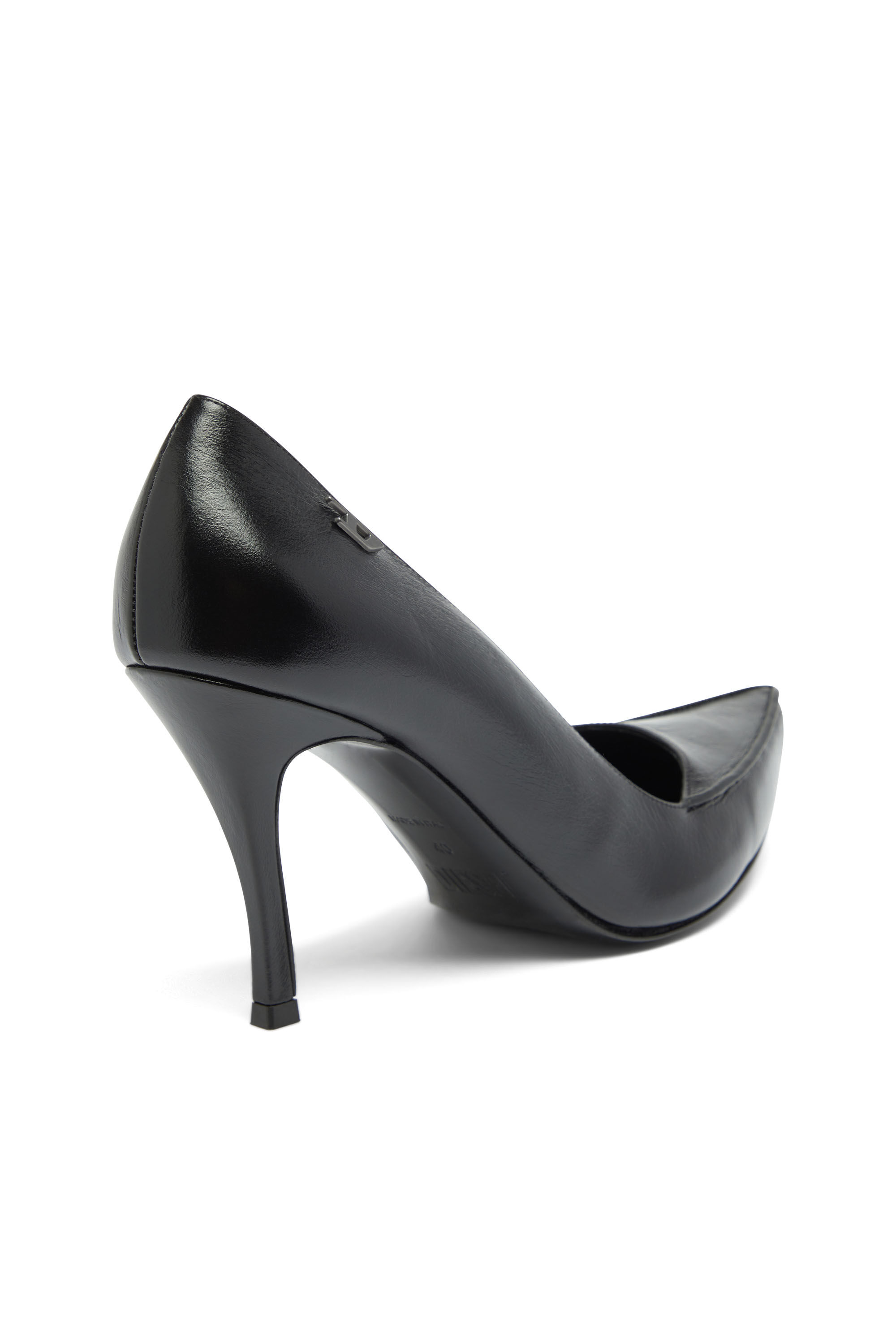 Diesel - D-LUCETTE-90-PUMP D, Damen D-Lucette-Pumps aus Leder in Schwarz - 5