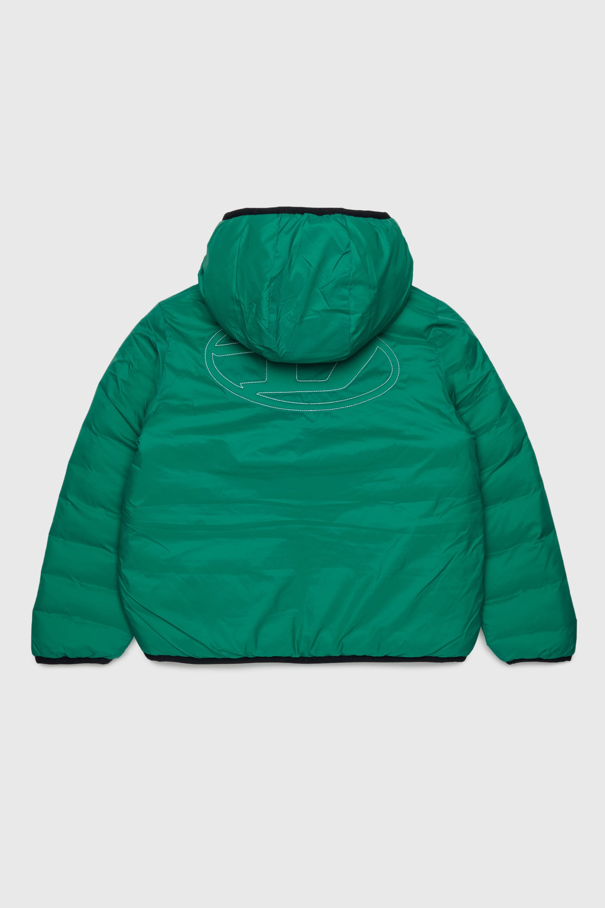 Diesel - JOSIPLS, Unisex Kapuzjacke aus wattiertem Nylon in Gr&uuml;n - 2