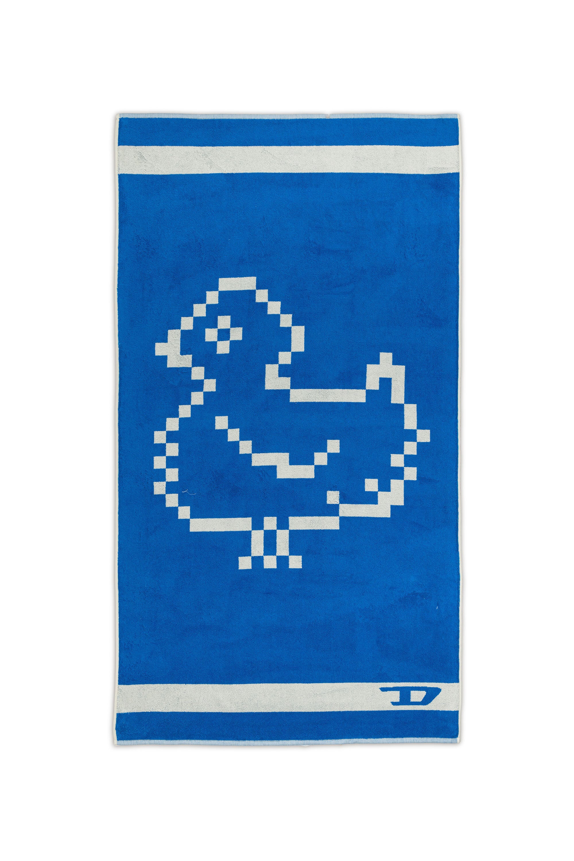 Diesel - 1018134  PIXEL TOYS 1 GREY/BLUE TOWEL, Unisex Frotteehandtuch 100x180 cm in Blau - 1